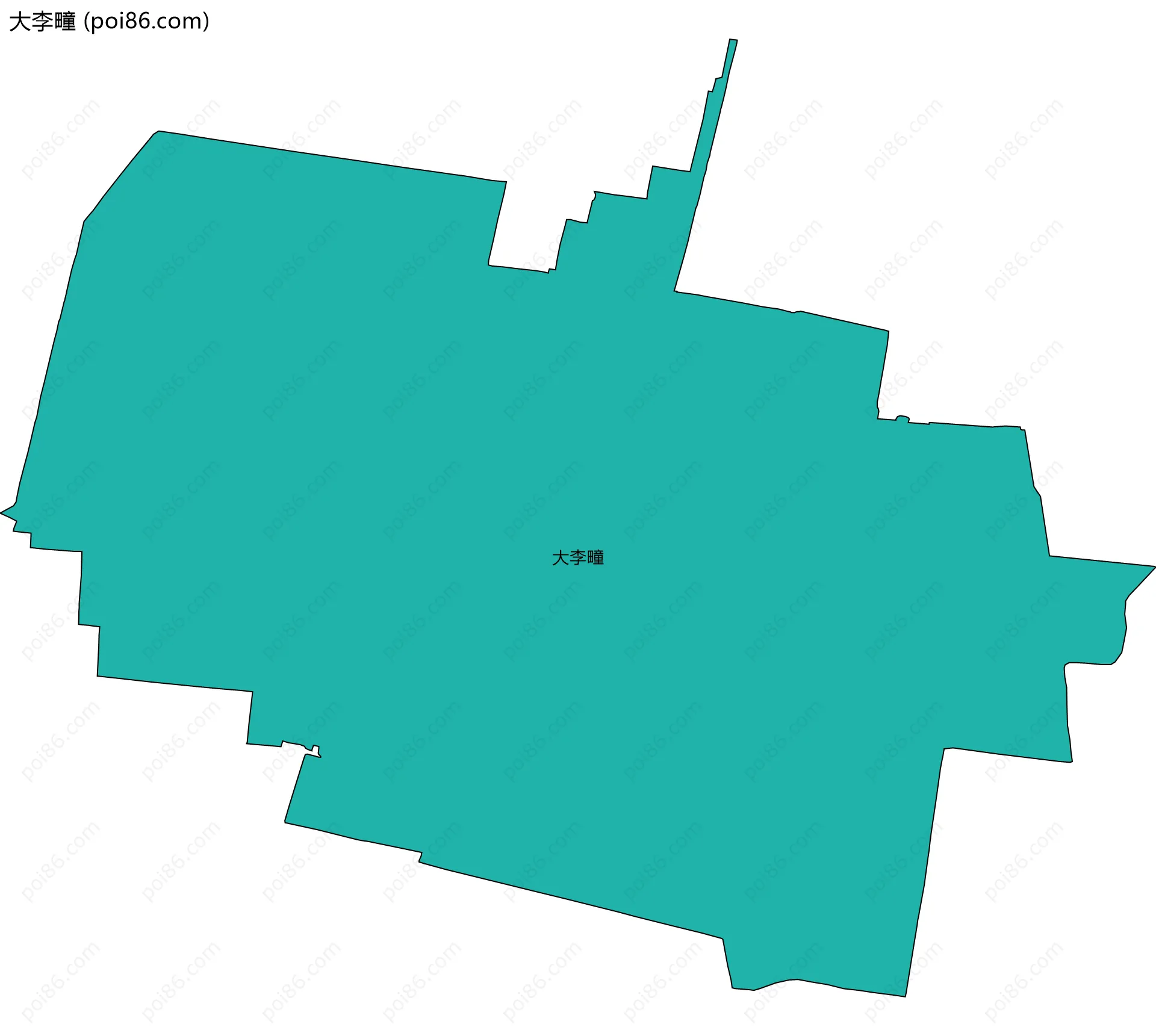 大李疃边界地图