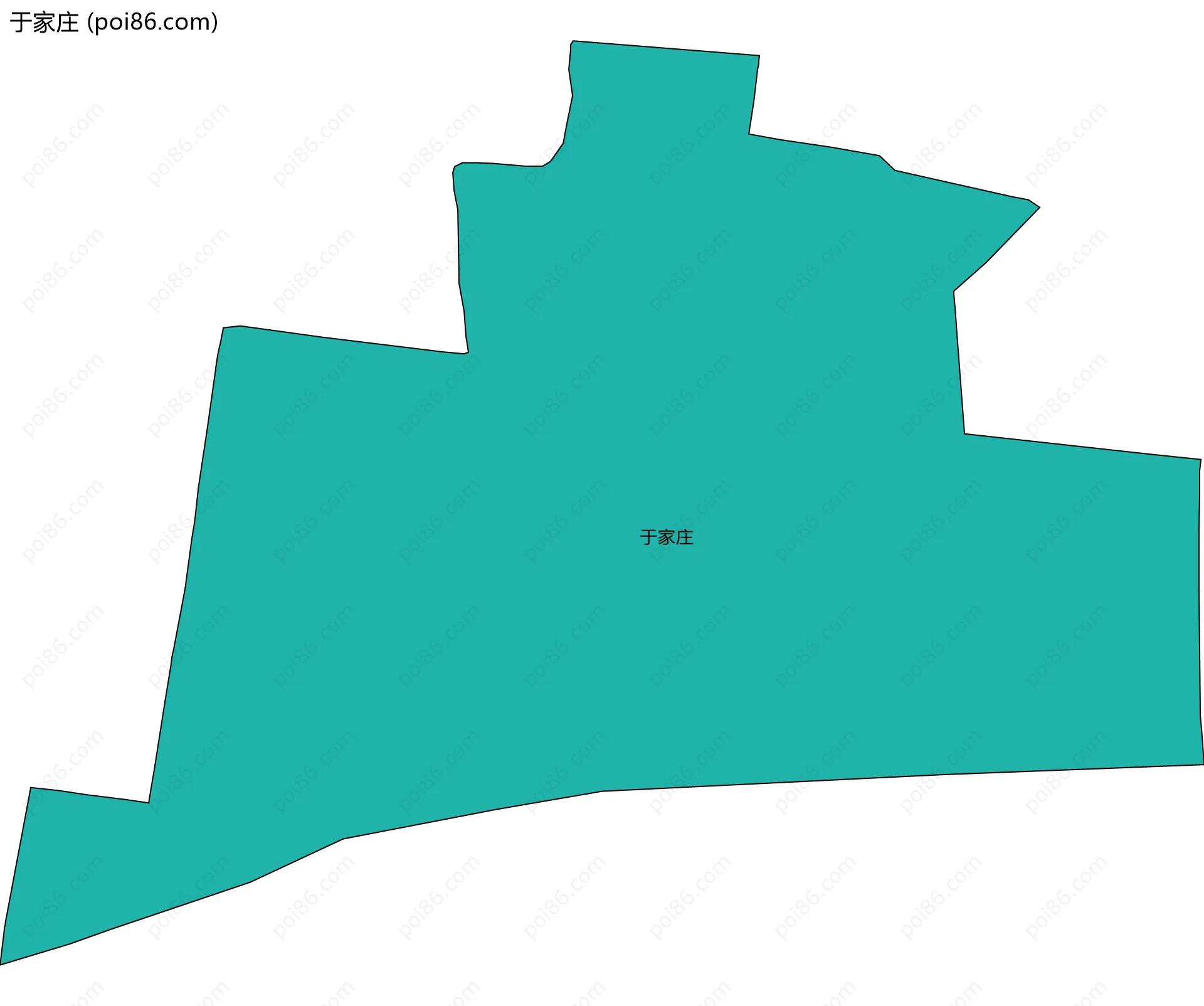 于家庄边界地图