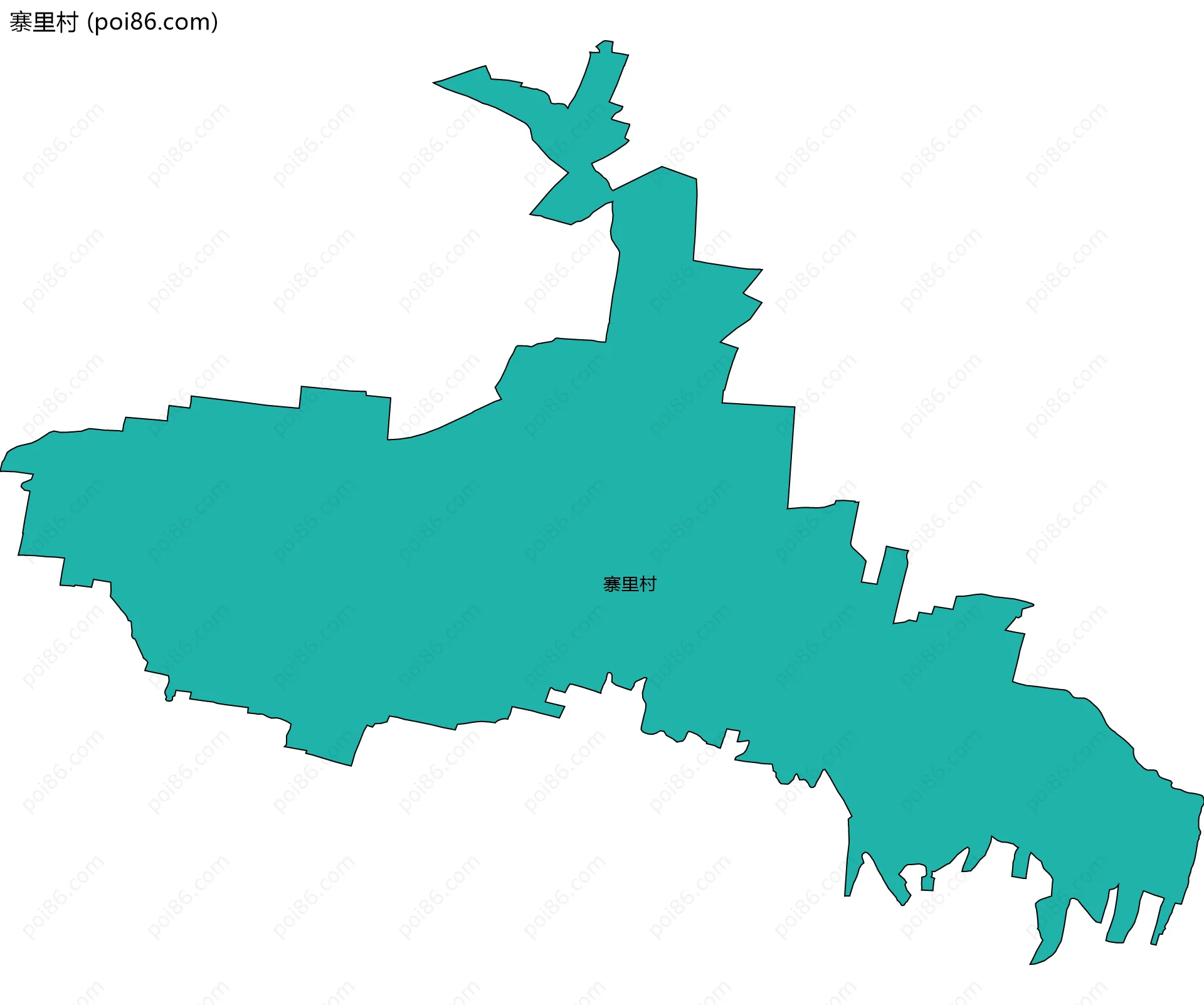 寨里村边界地图