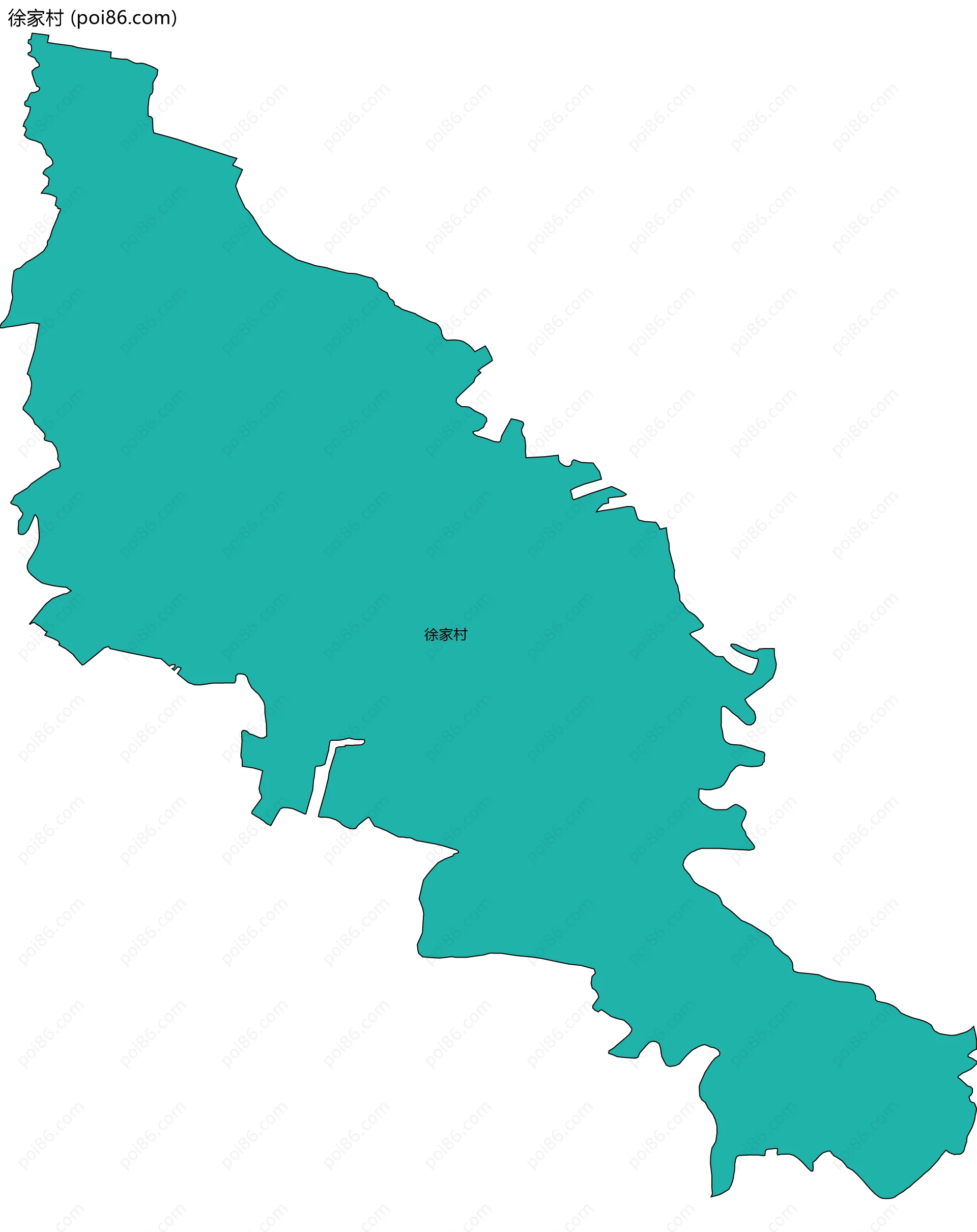 徐家村边界地图