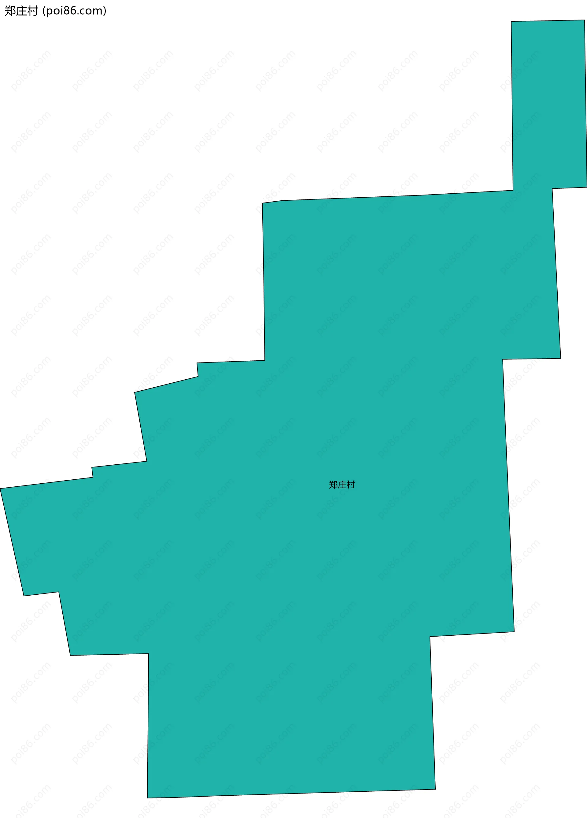 郑庄村边界地图