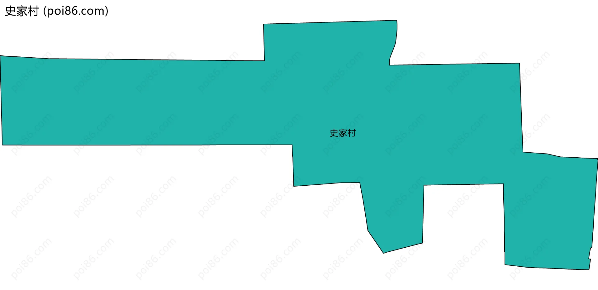 史家村边界地图