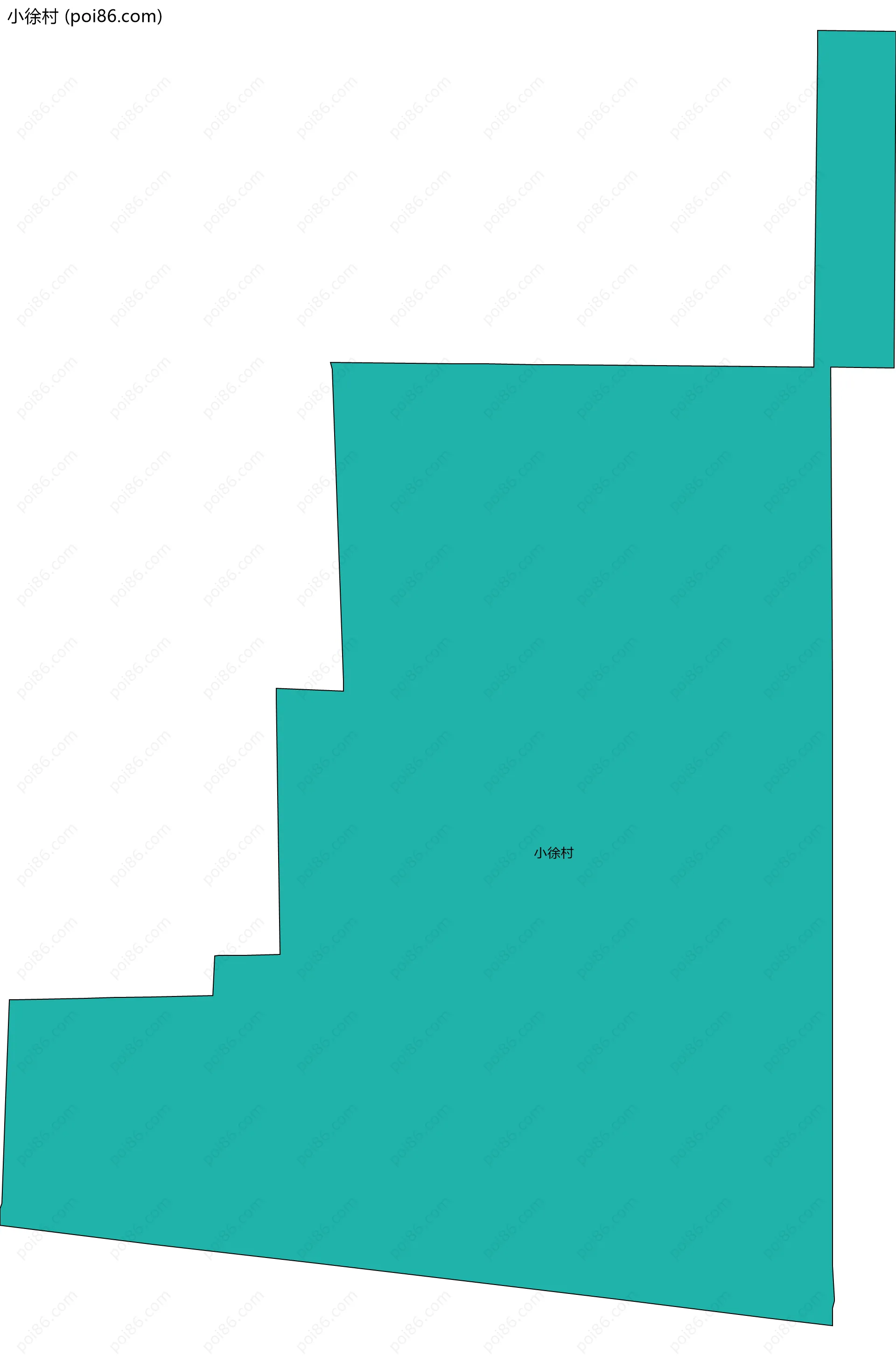 小徐村边界地图