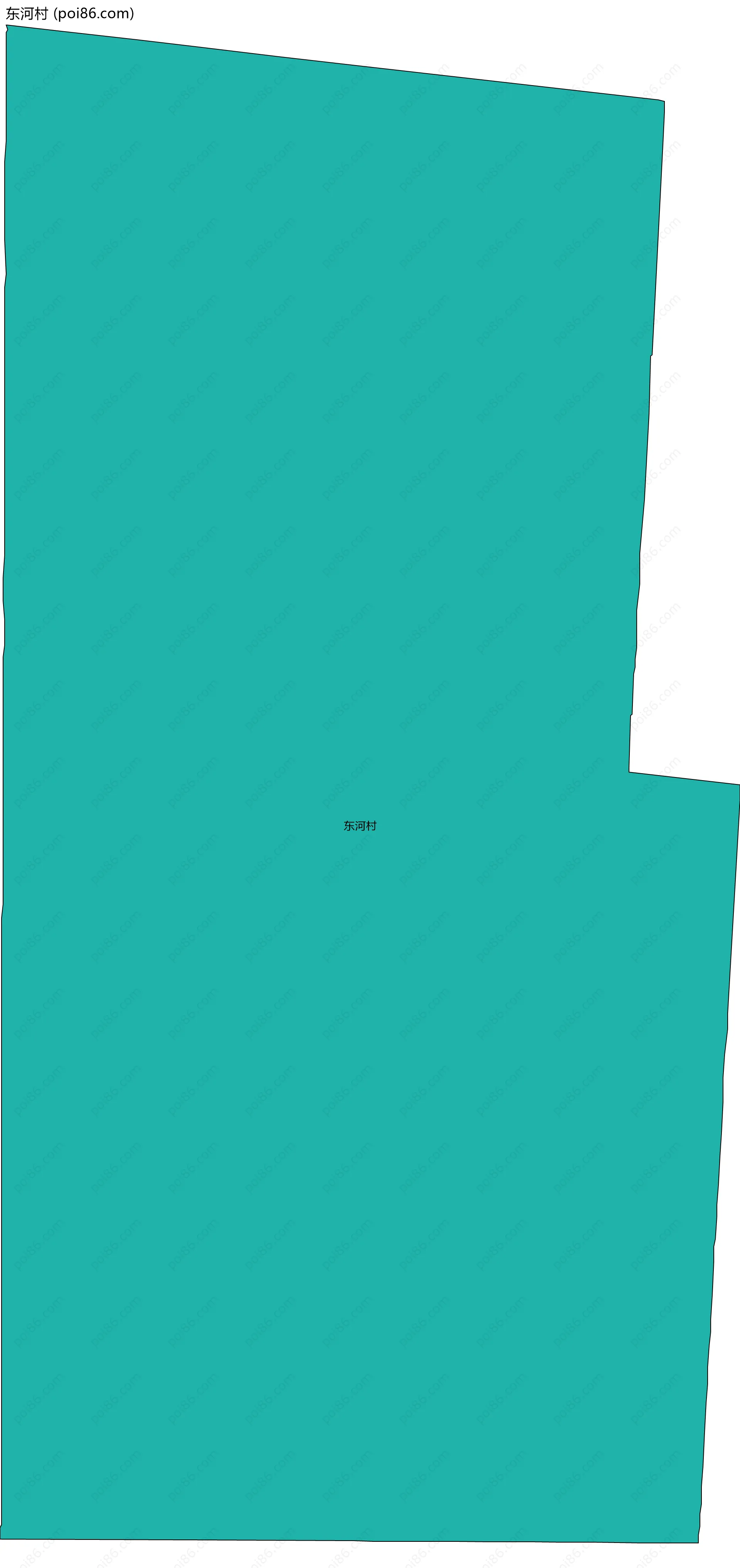 东河村边界地图