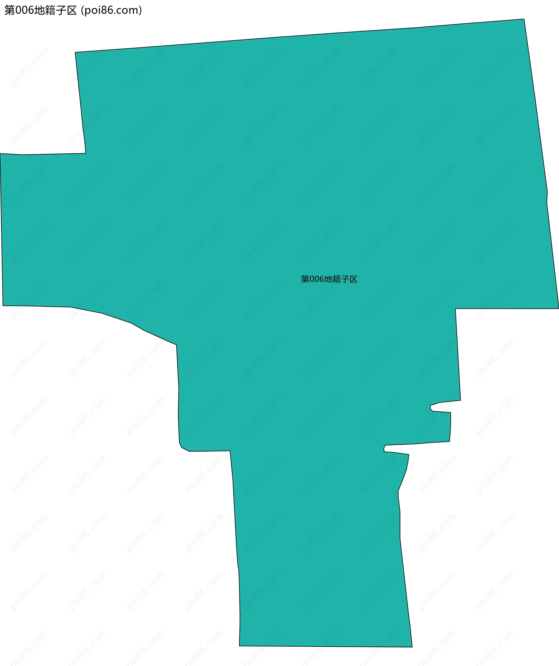 第006地籍子区边界地图