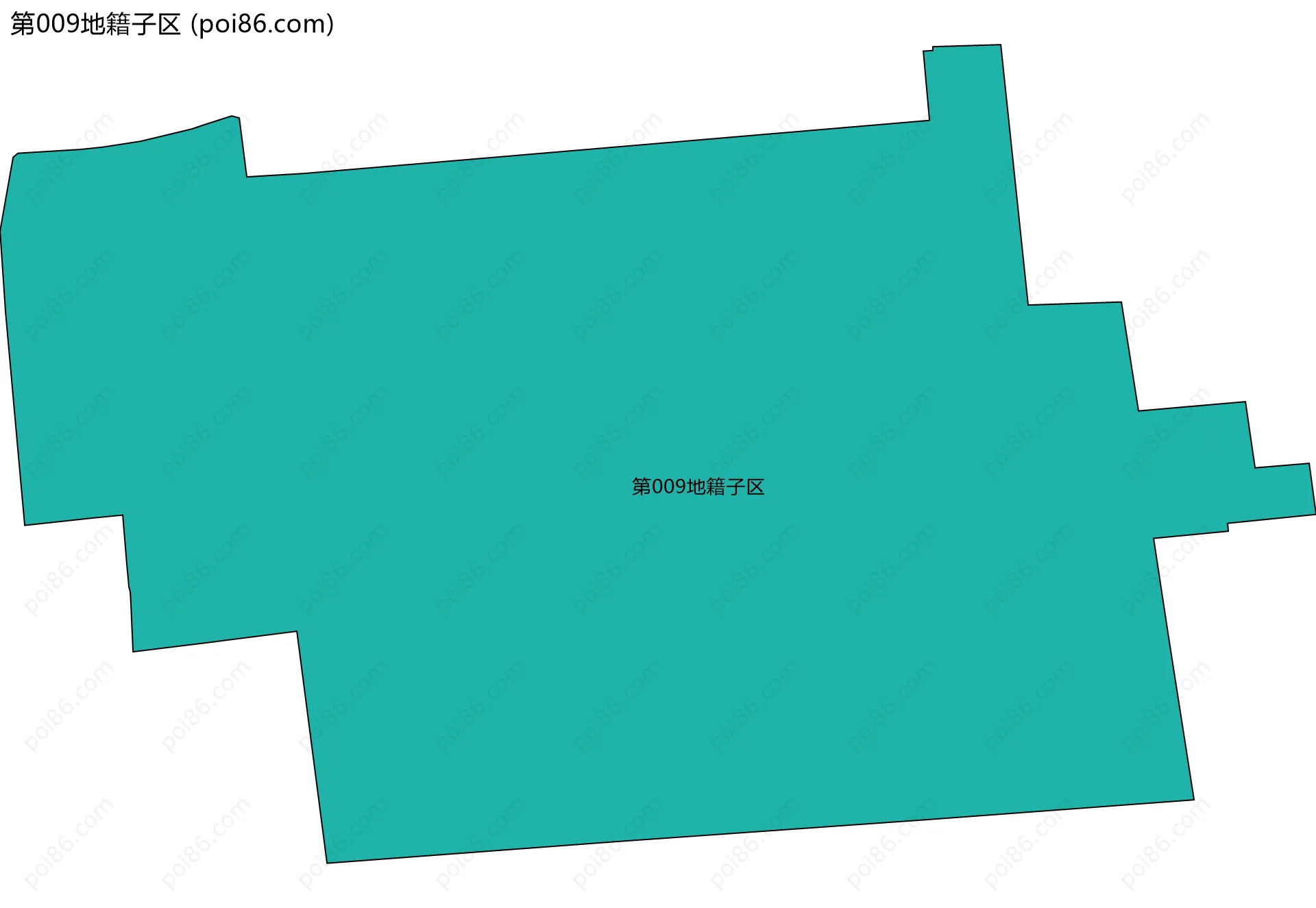 第009地籍子区边界地图
