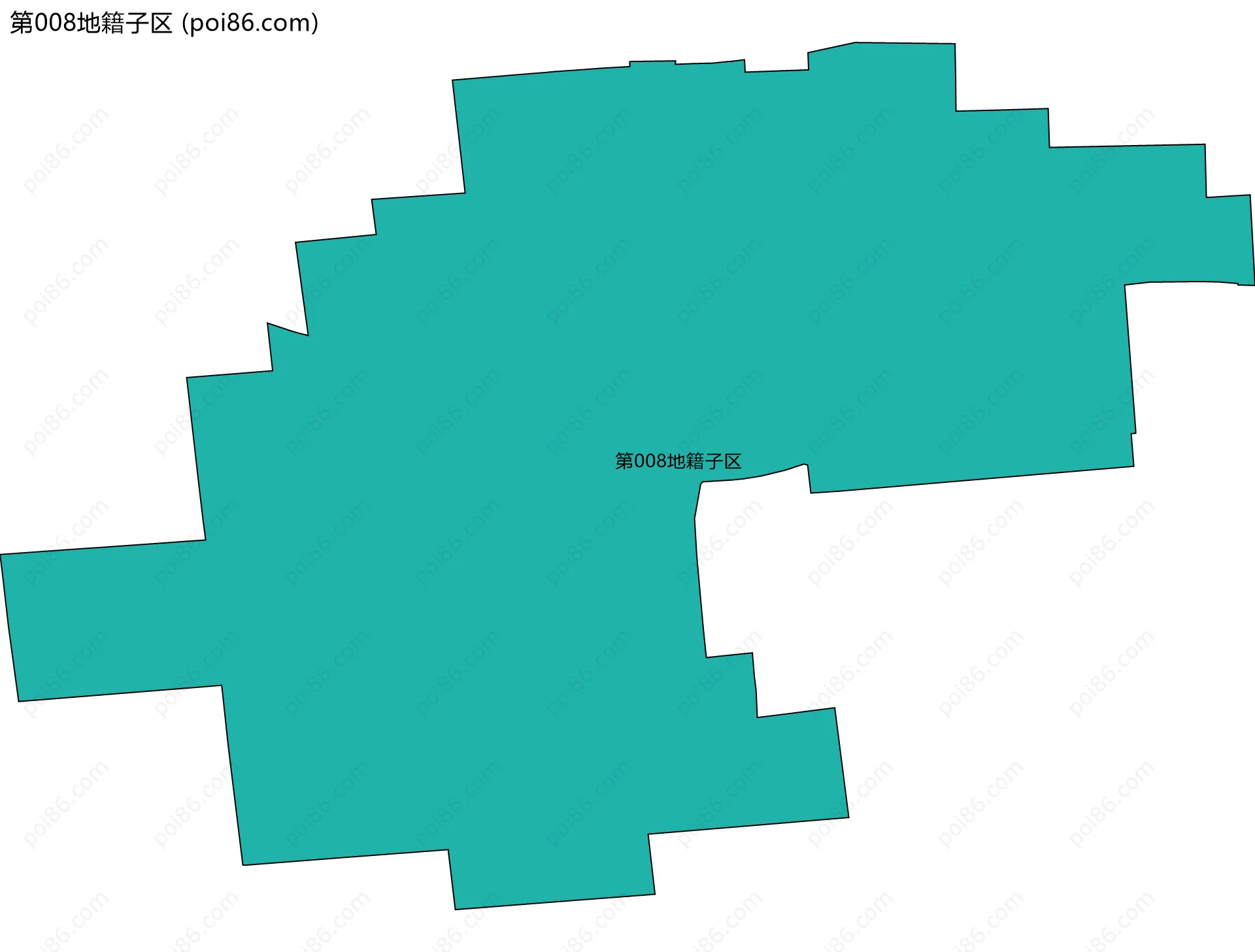 第008地籍子区边界地图