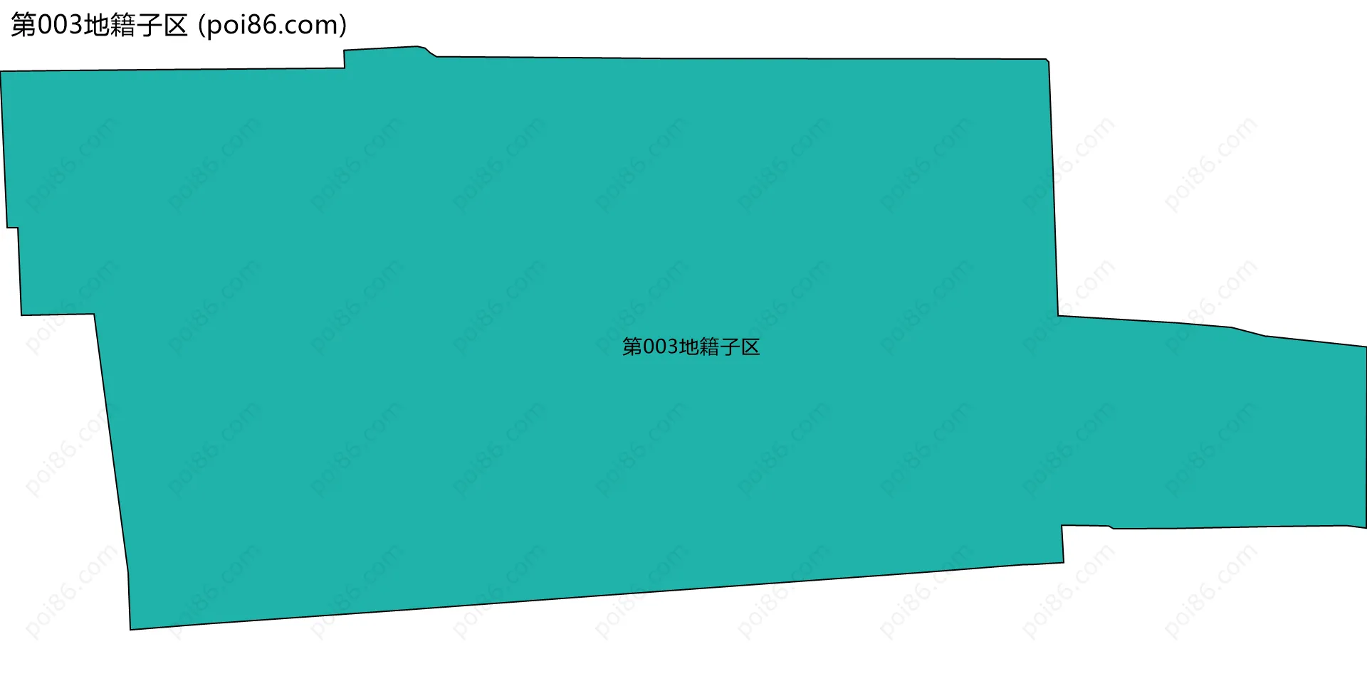 第003地籍子区边界地图
