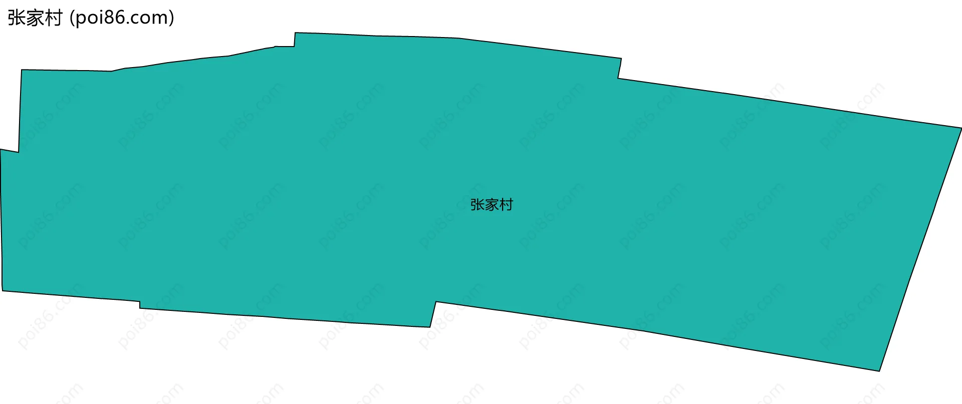 张家村边界地图