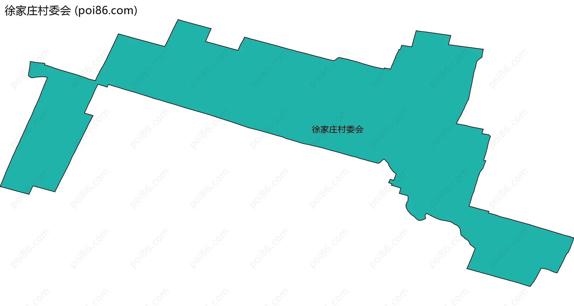 徐家庄村委会边界地图