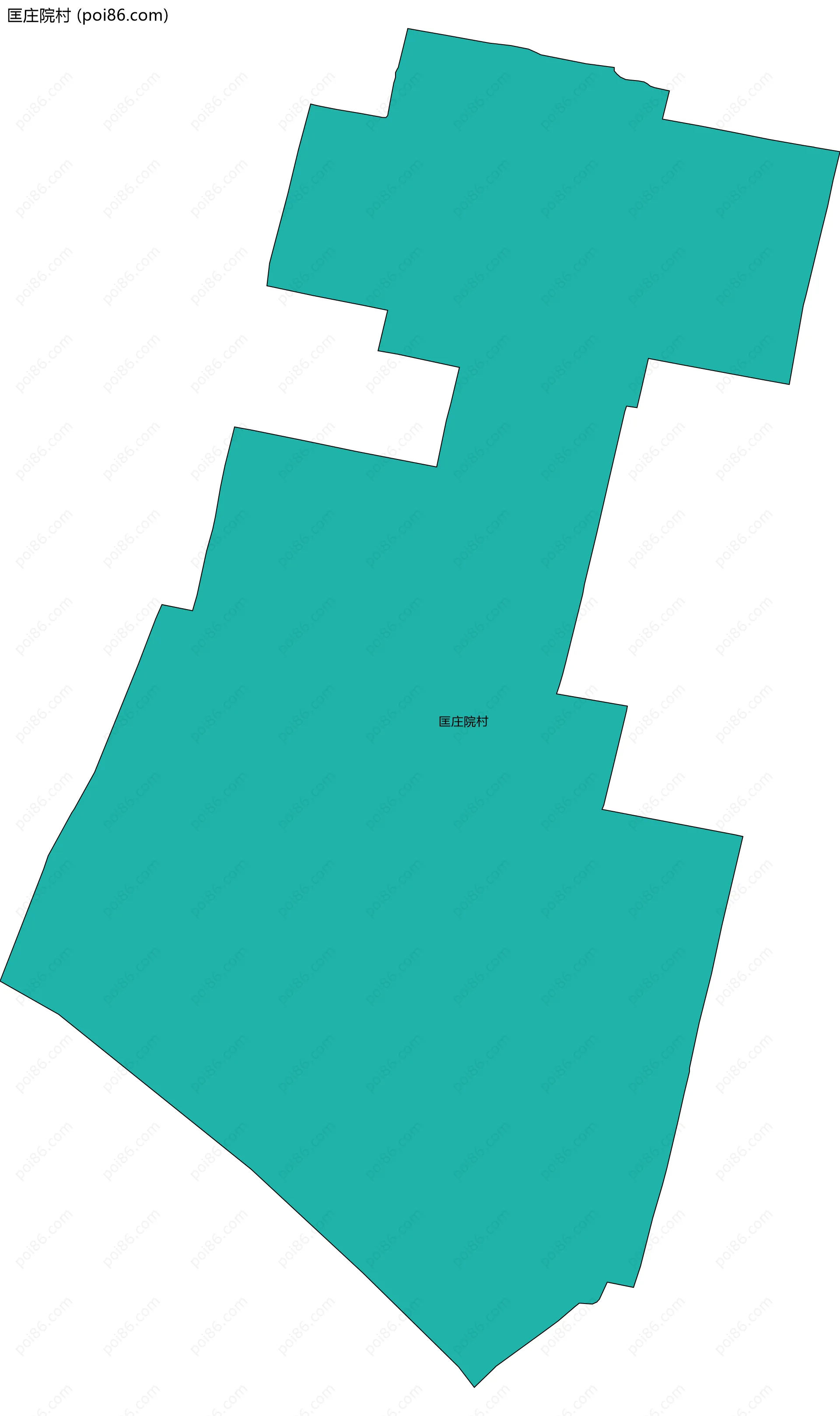 匡庄院村边界地图