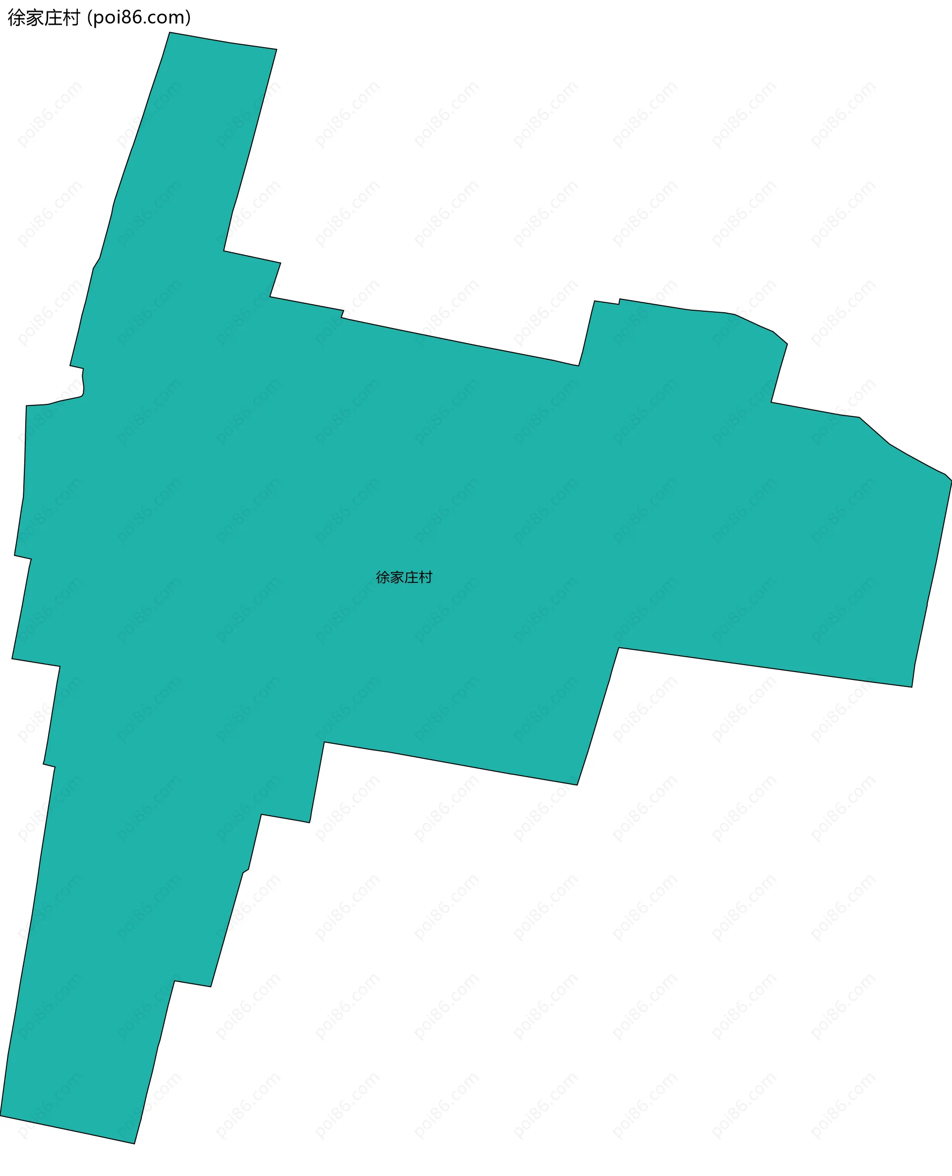 徐家庄村边界地图