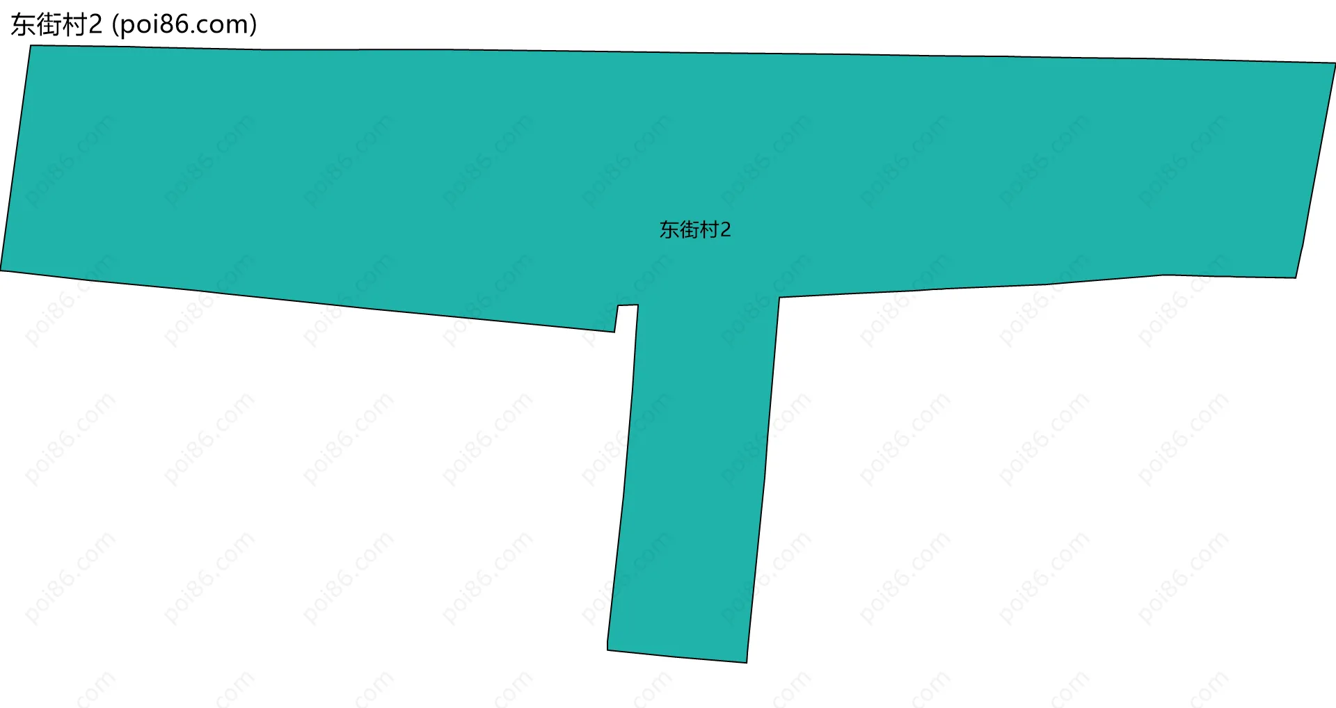 东街村2边界地图