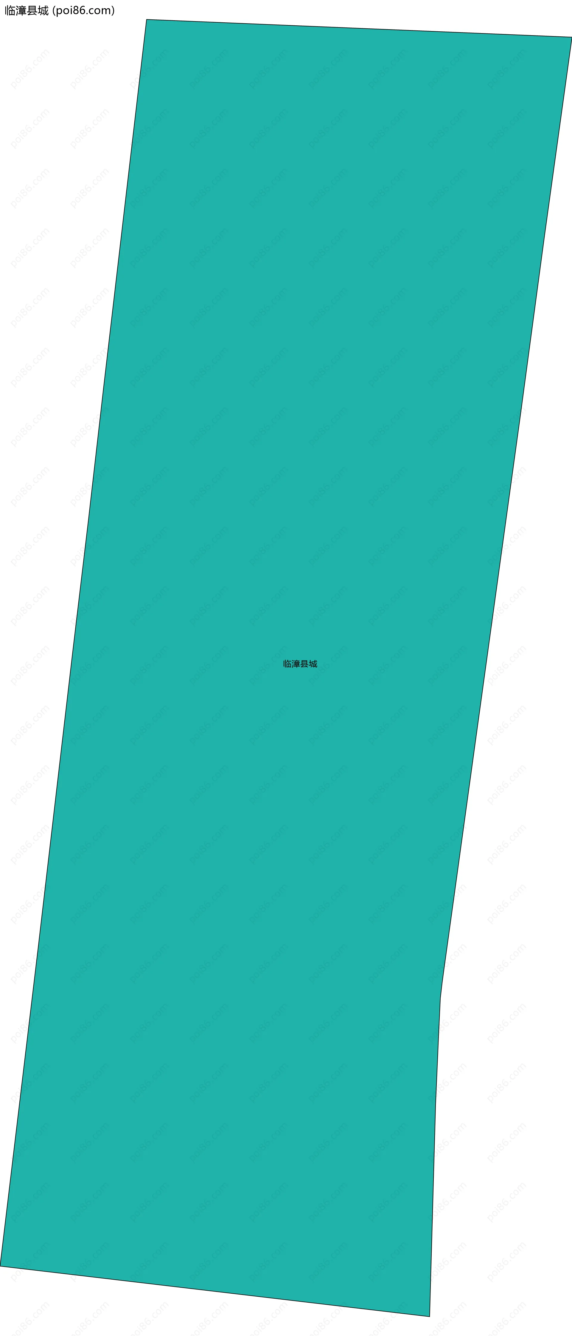 临漳县城边界地图