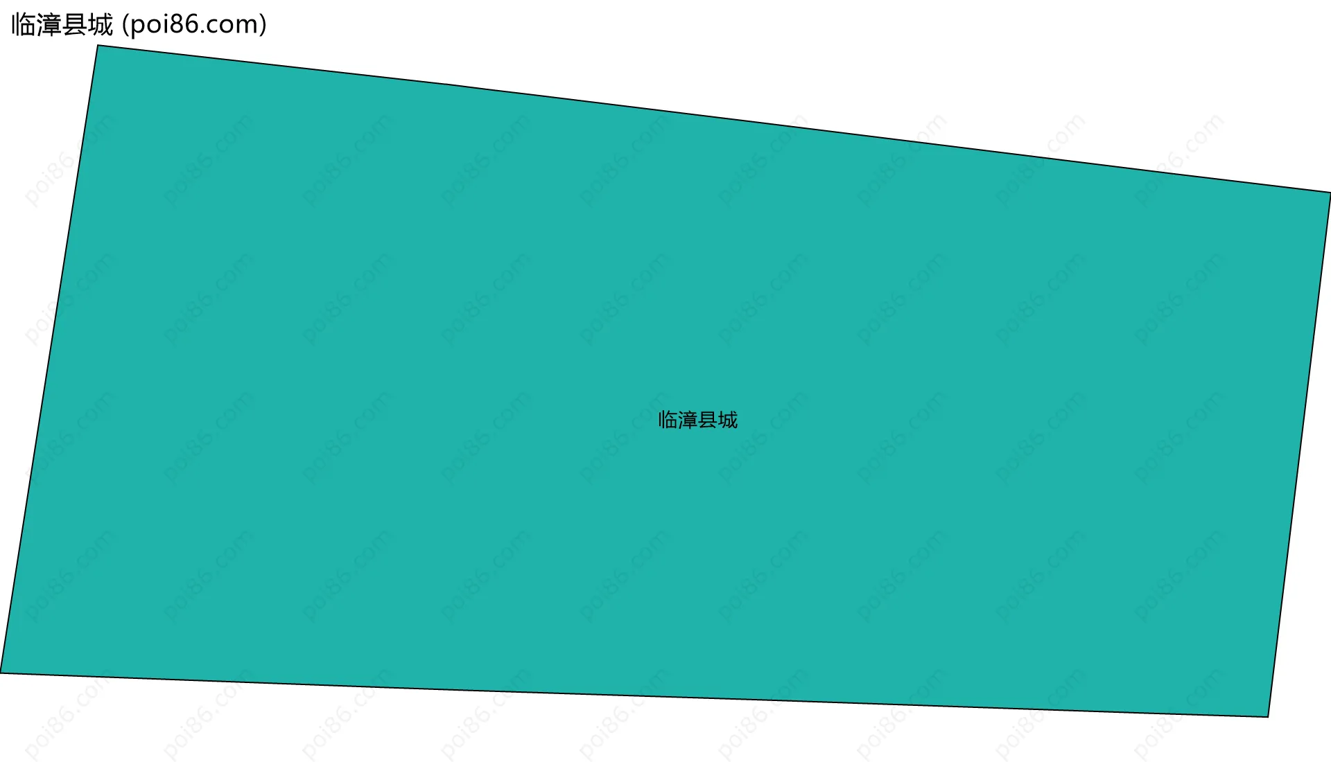 临漳县城边界地图