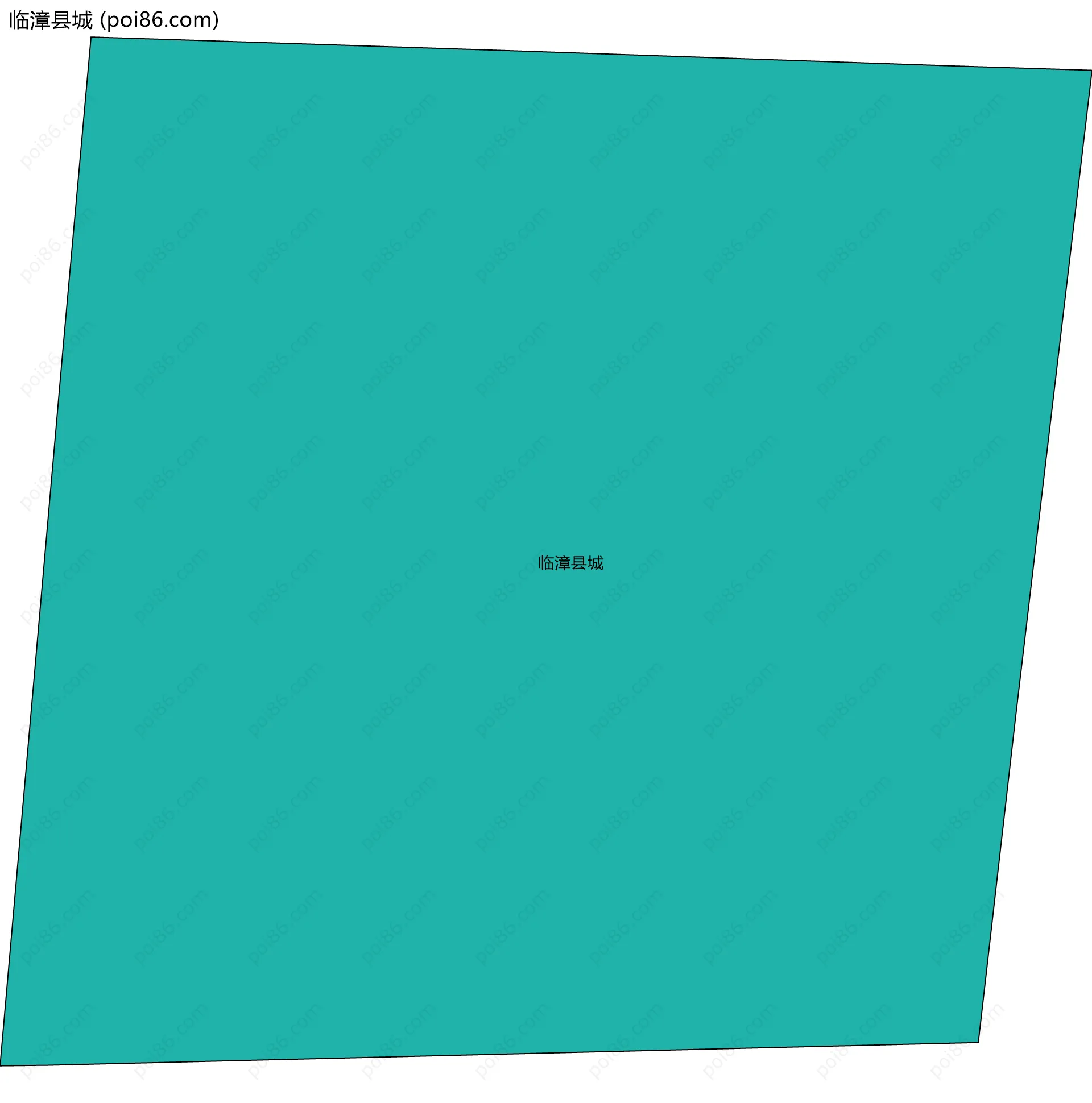 临漳县城边界地图