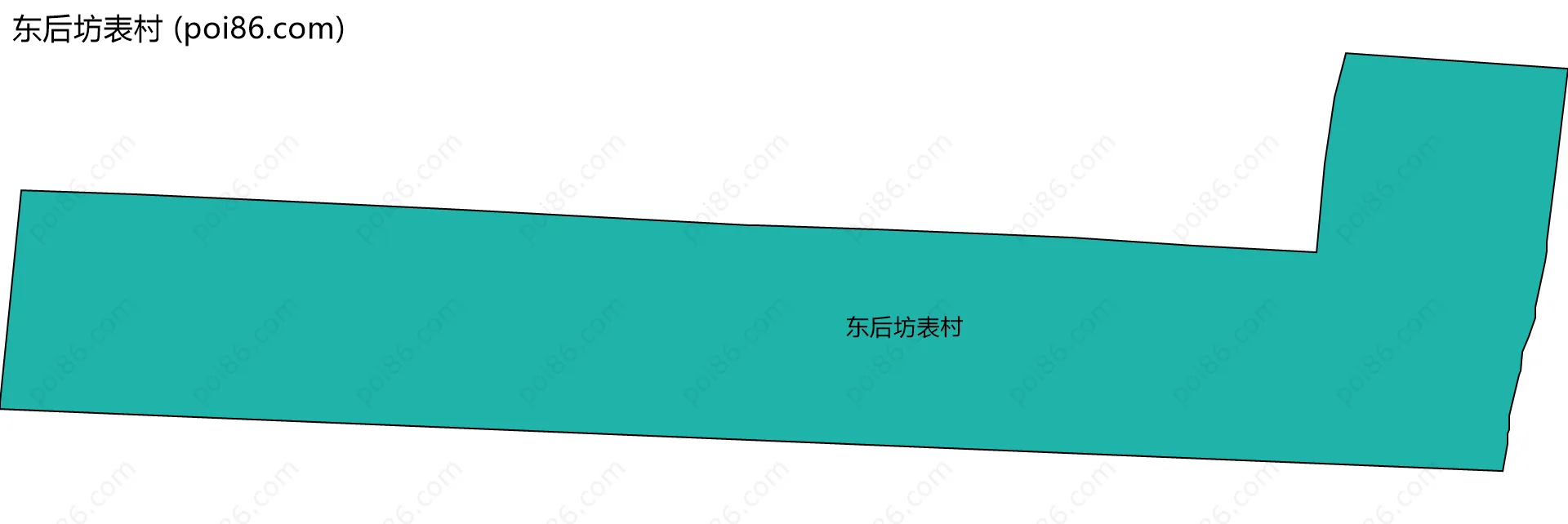 东后坊表村边界地图