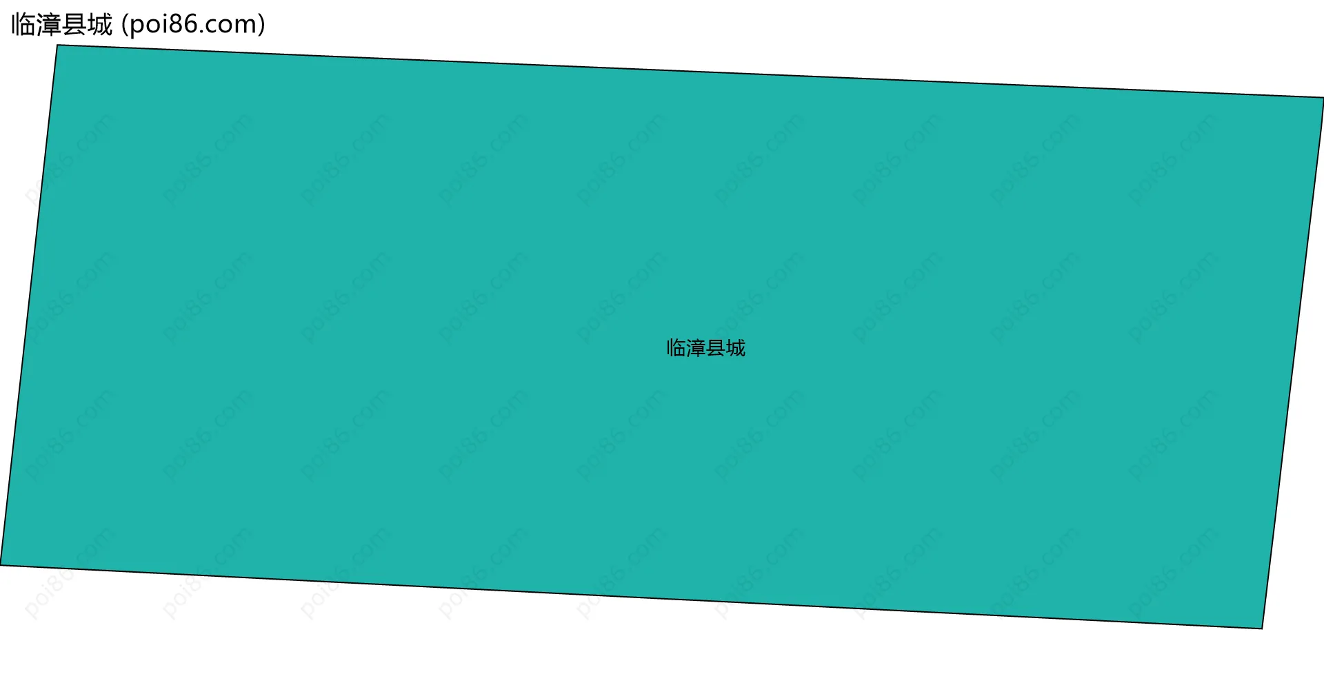 临漳县城边界地图