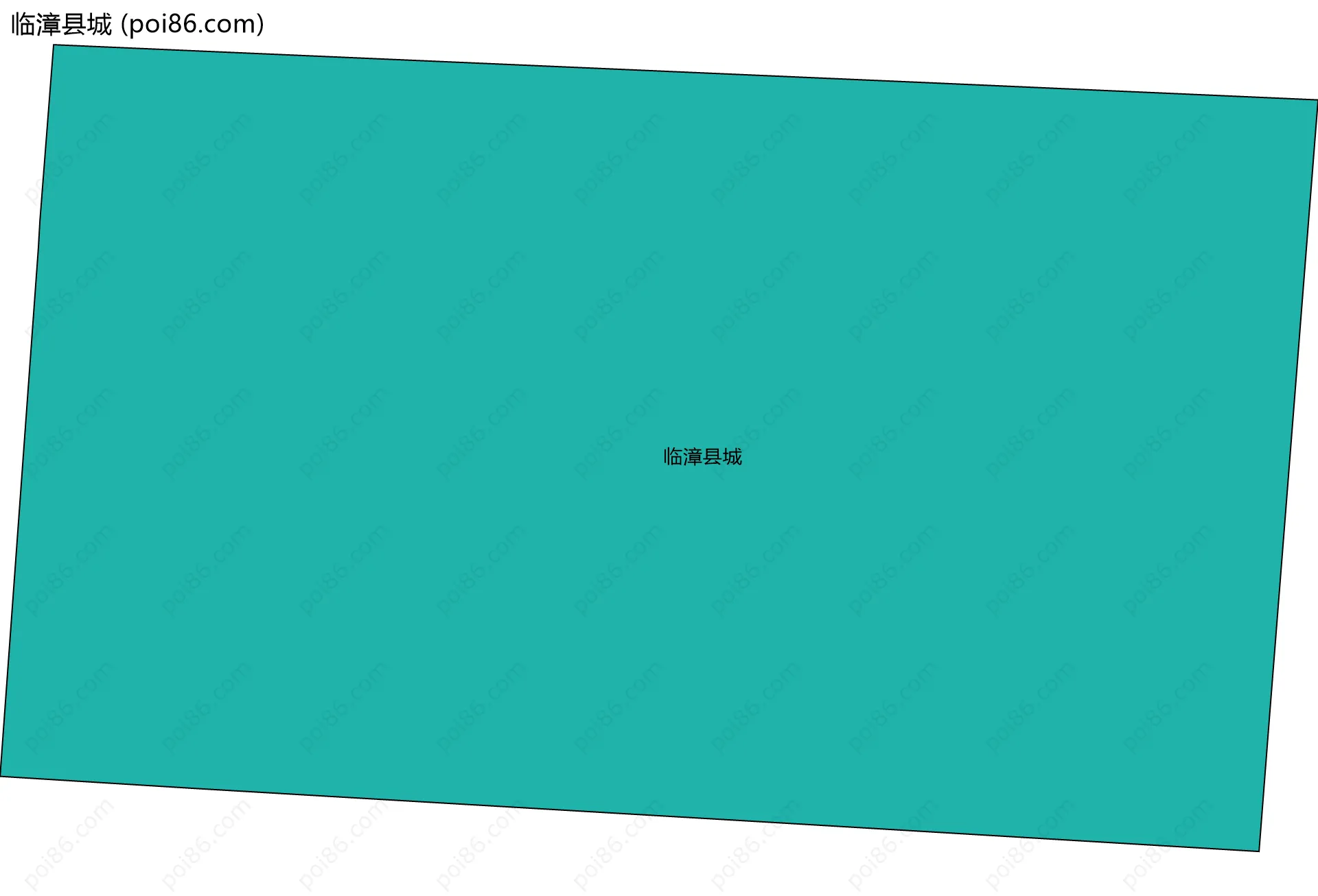 临漳县城边界地图