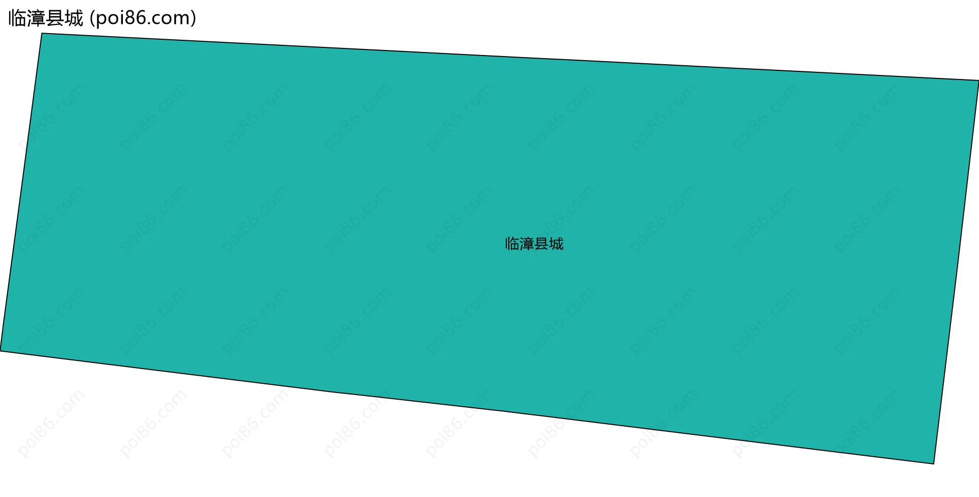 临漳县城边界地图