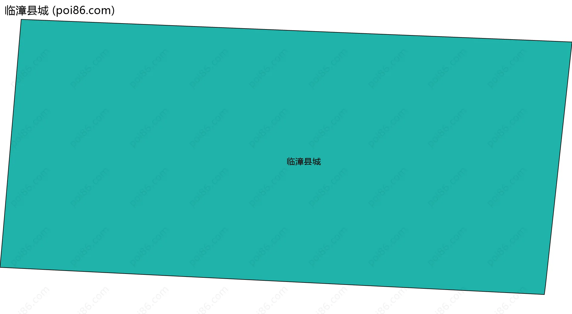 临漳县城边界地图