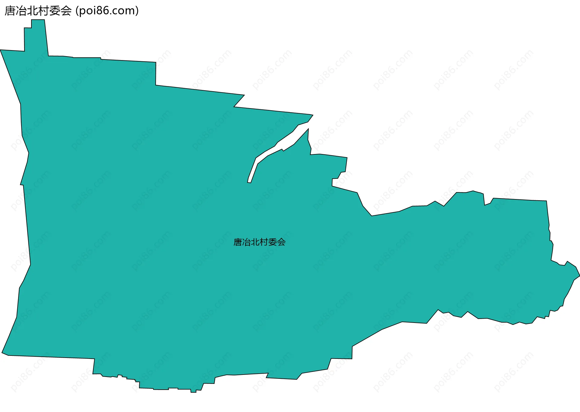 唐冶北村委会边界地图