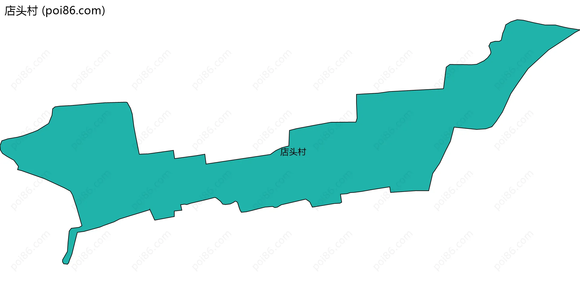 店头村边界地图