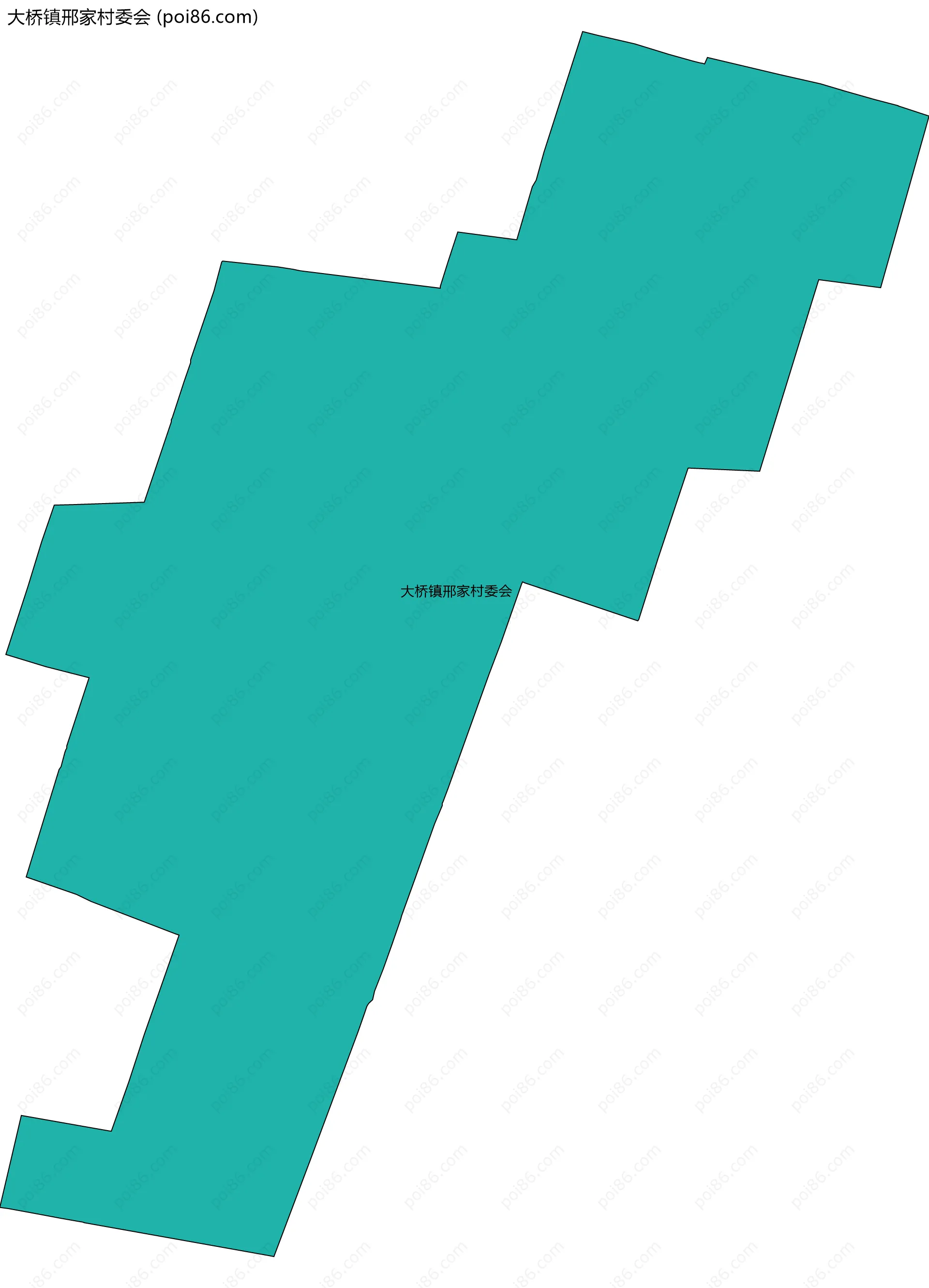 大桥镇邢家村委会边界地图