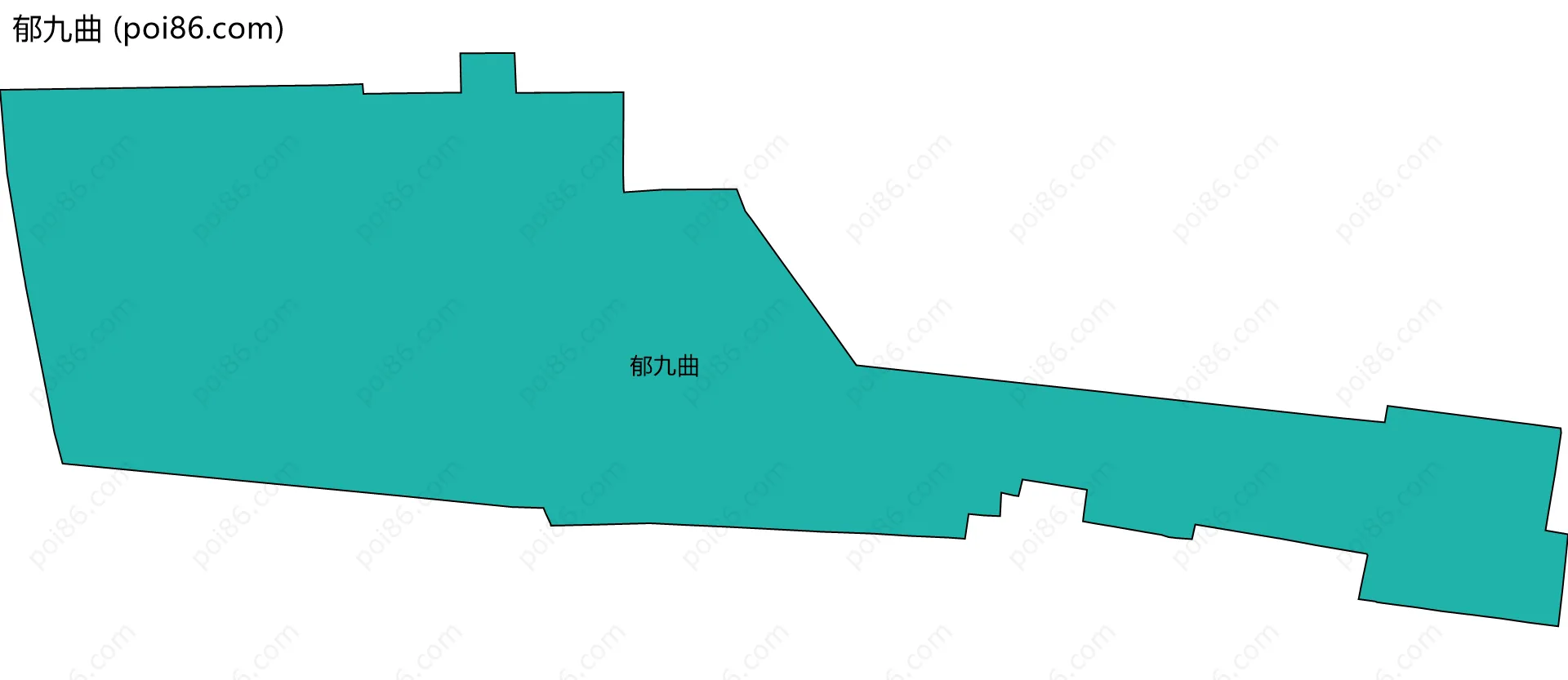 郁九曲边界地图