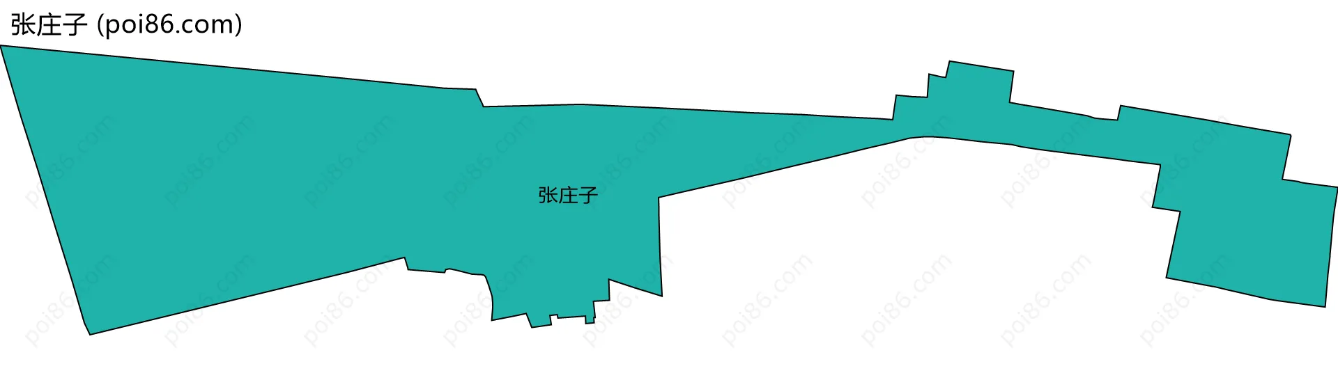 张庄子边界地图