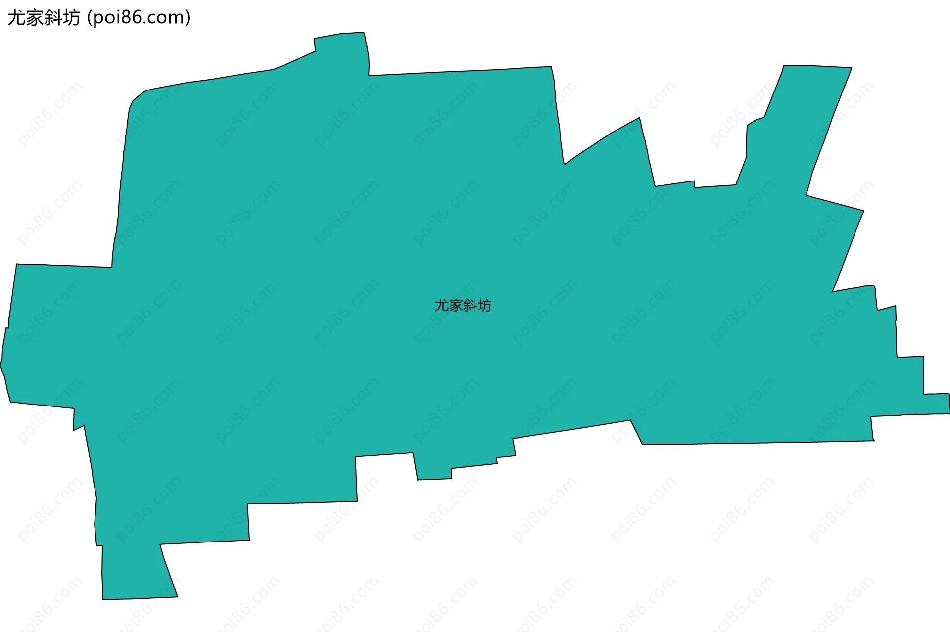 尤家斜坊边界地图