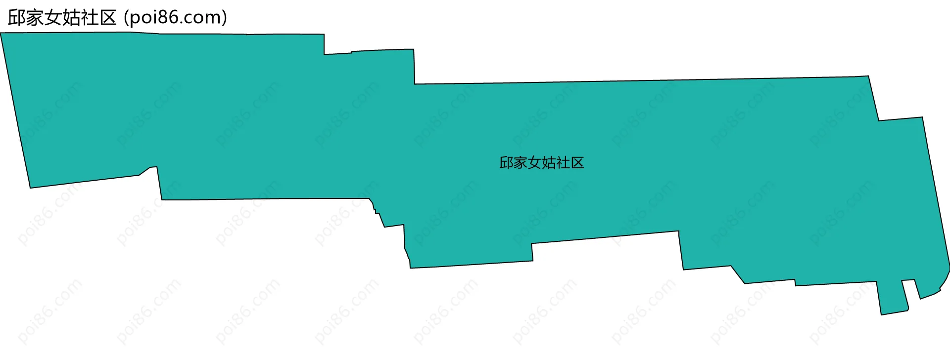 邱家女姑社区边界地图