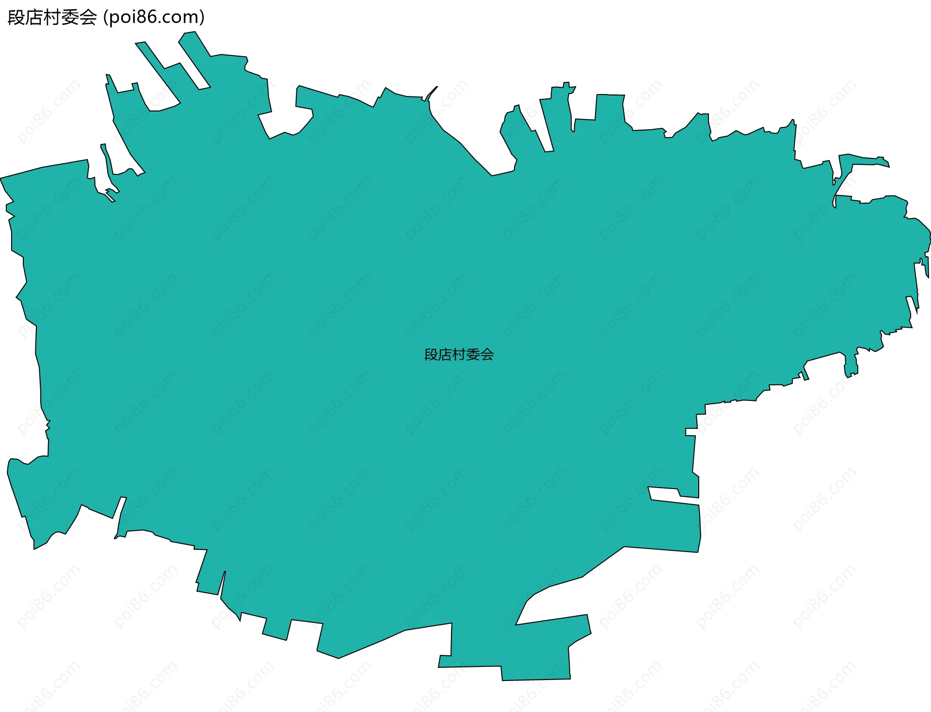 段店村委会边界地图