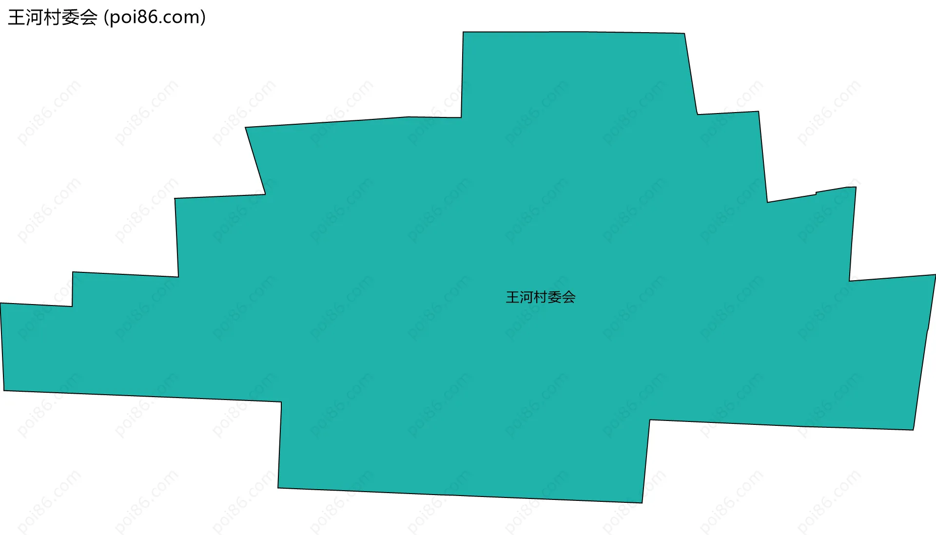 王河村委会边界地图