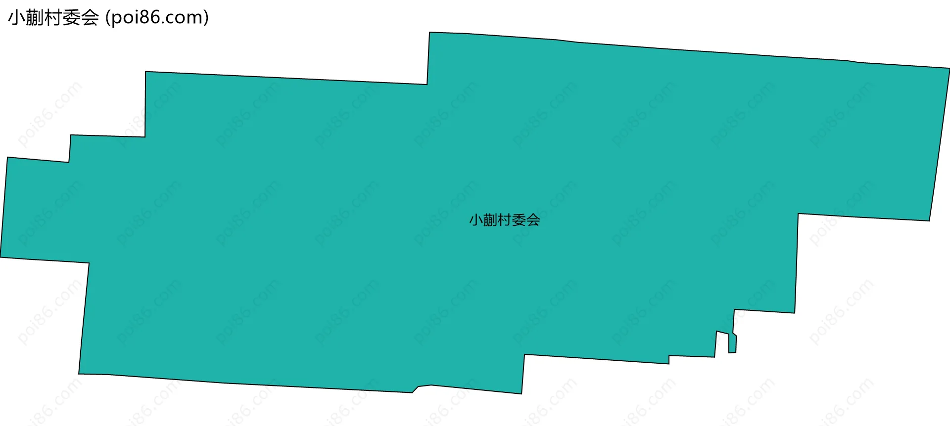 小蒯村委会边界地图