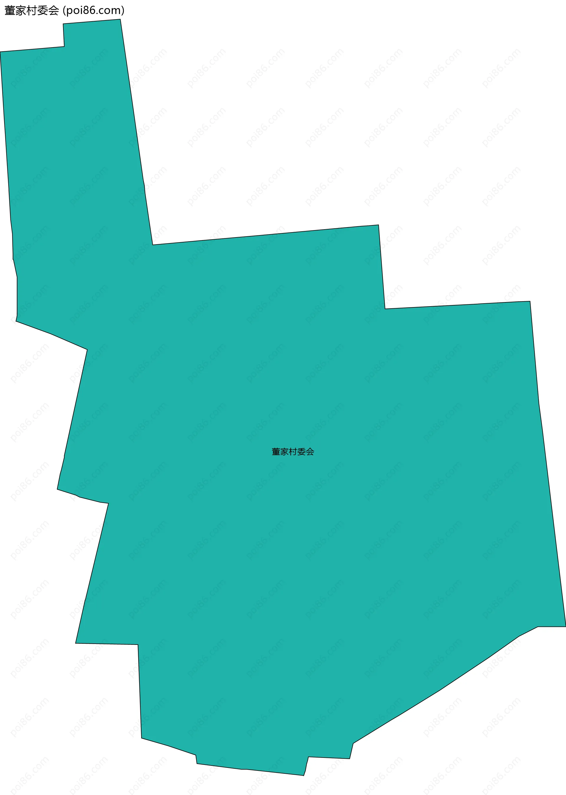 董家村委会边界地图