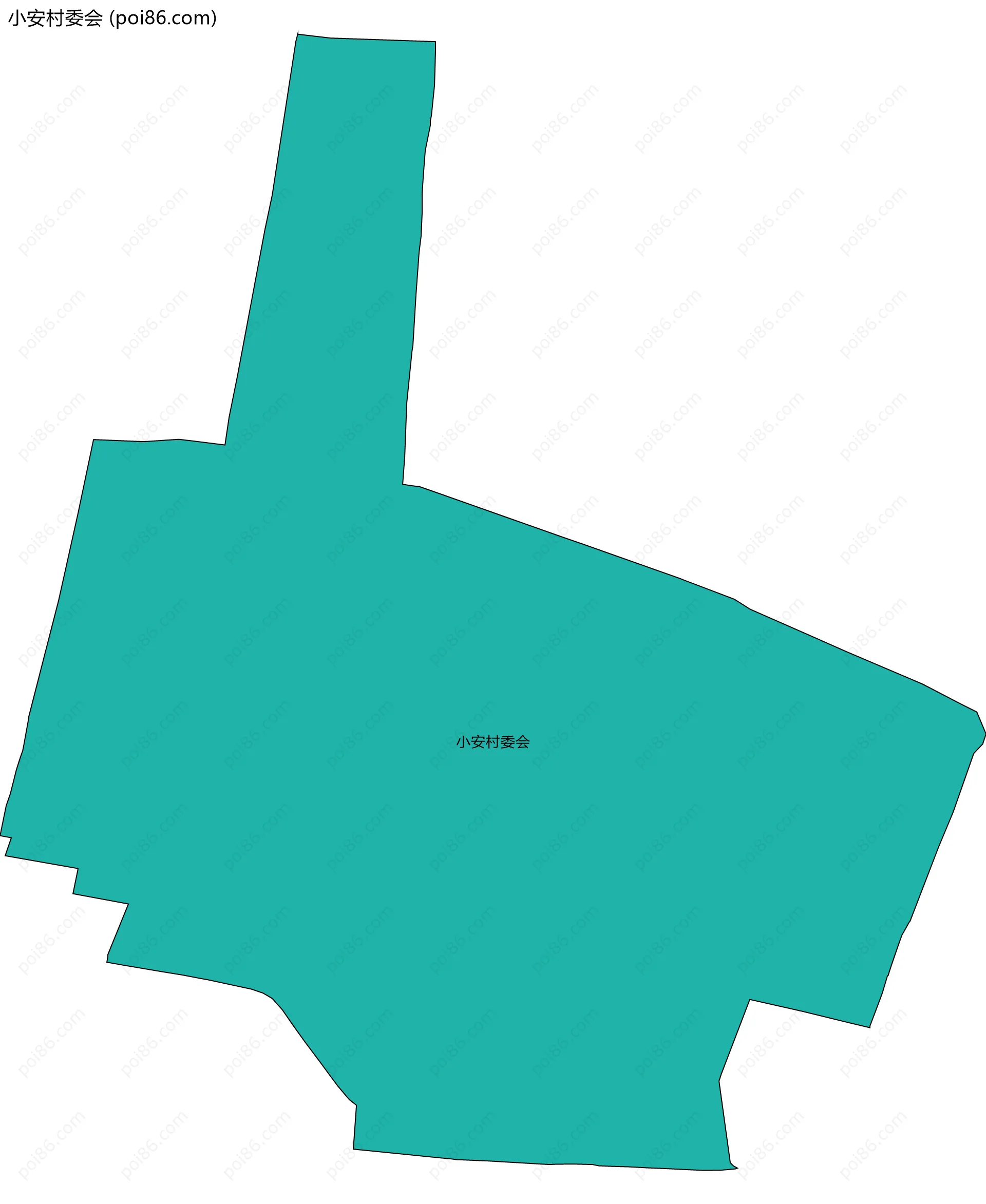 小安村委会边界地图