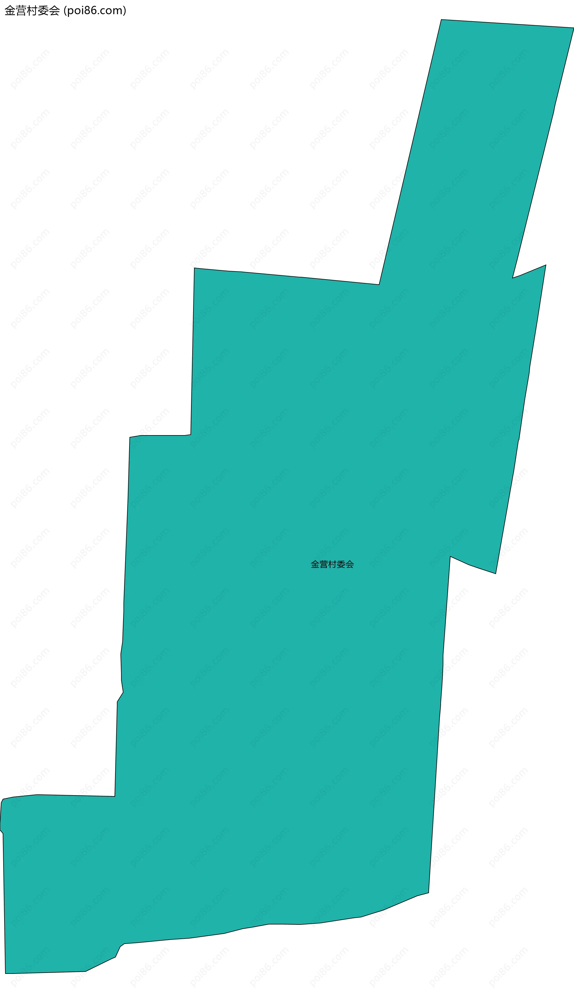 金营村委会边界地图