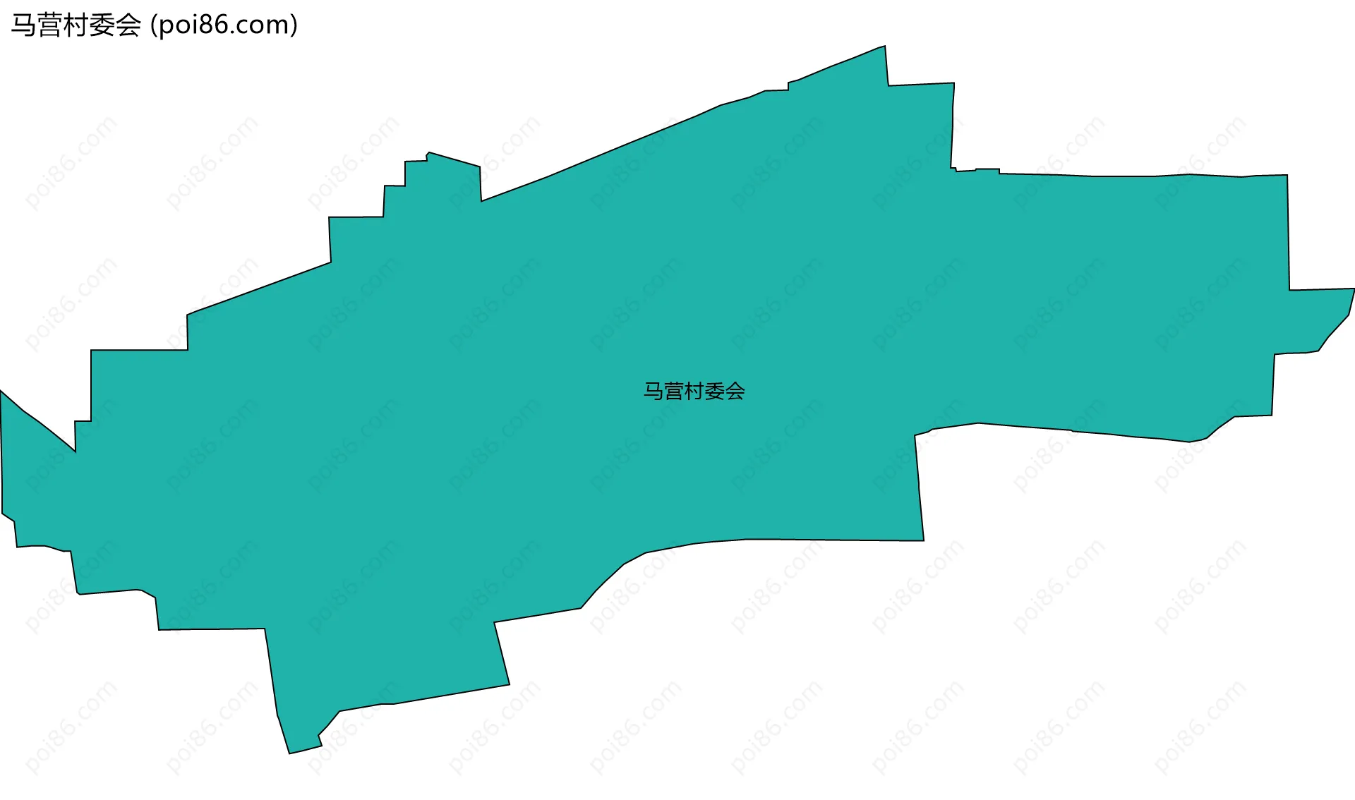 马营村委会边界地图