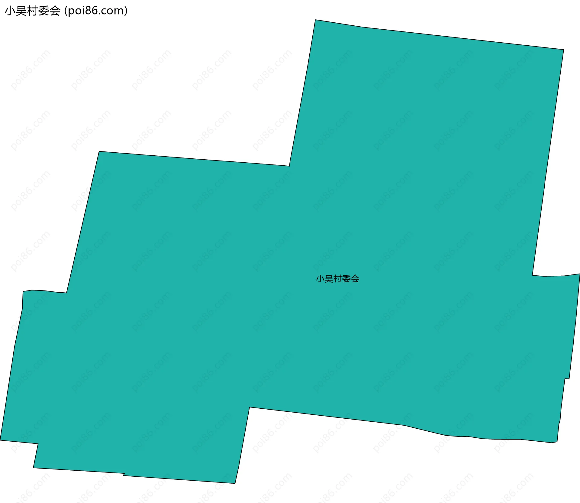 小吴村委会边界地图