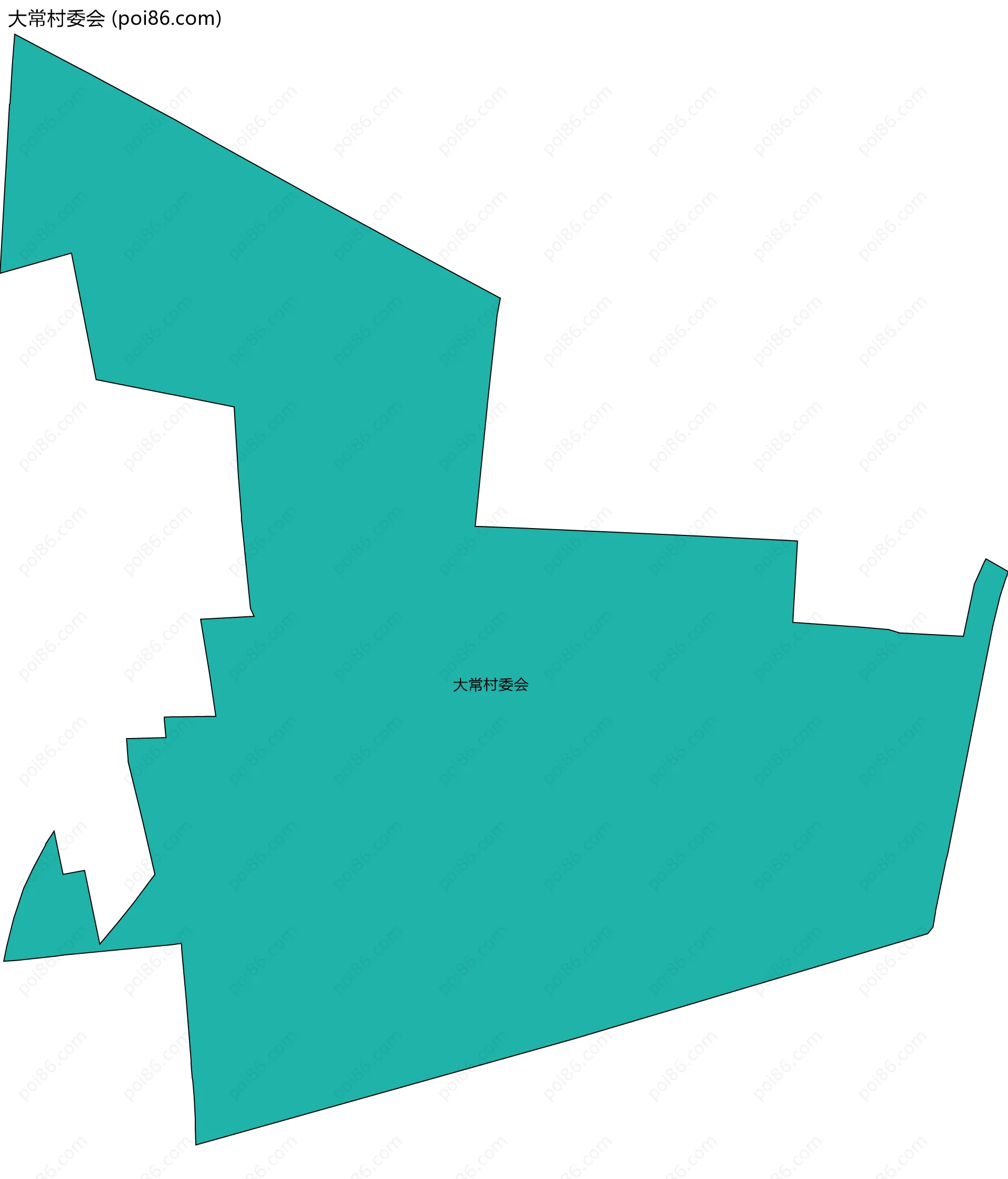 大常村委会边界地图
