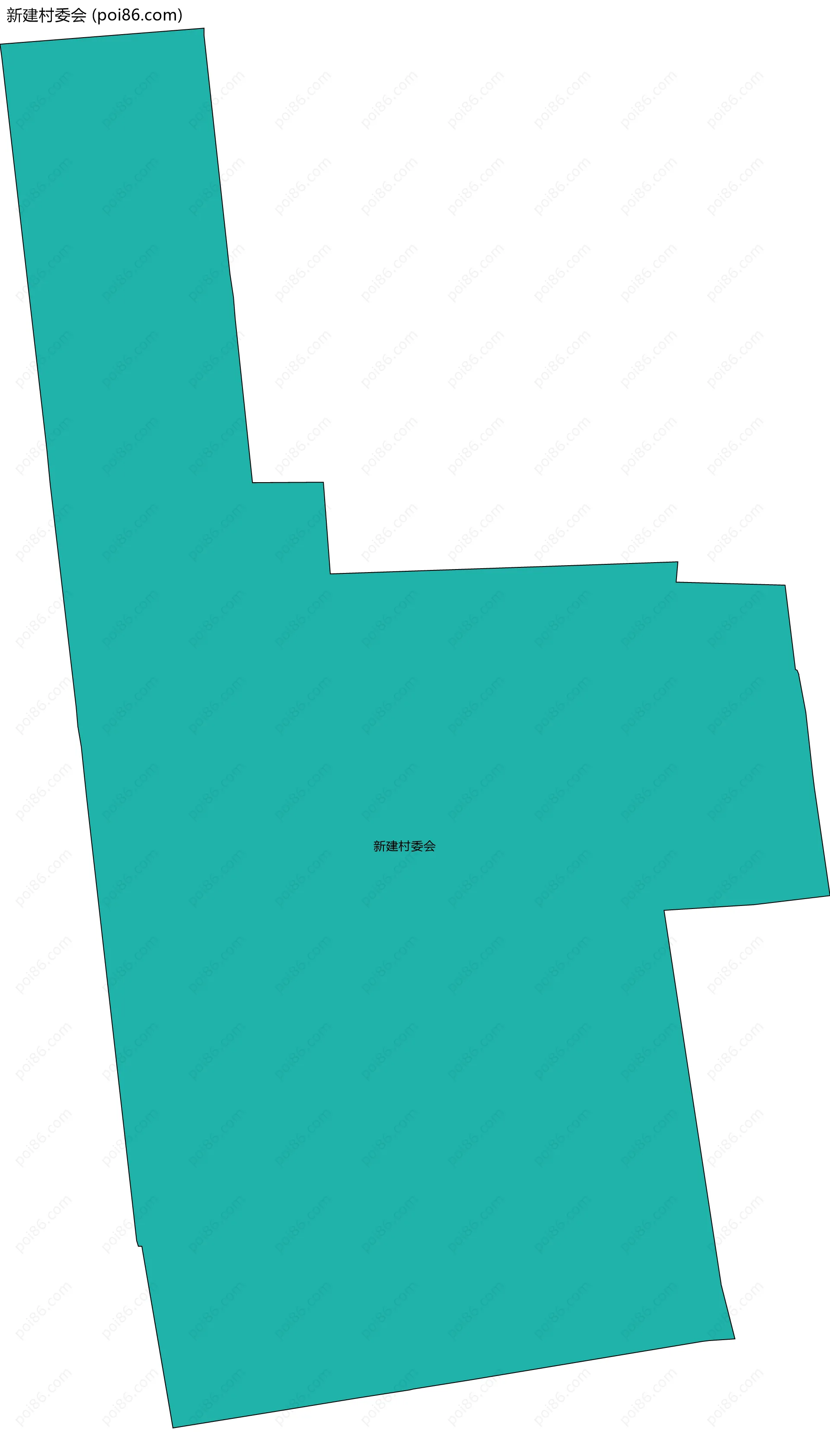 新建村委会边界地图