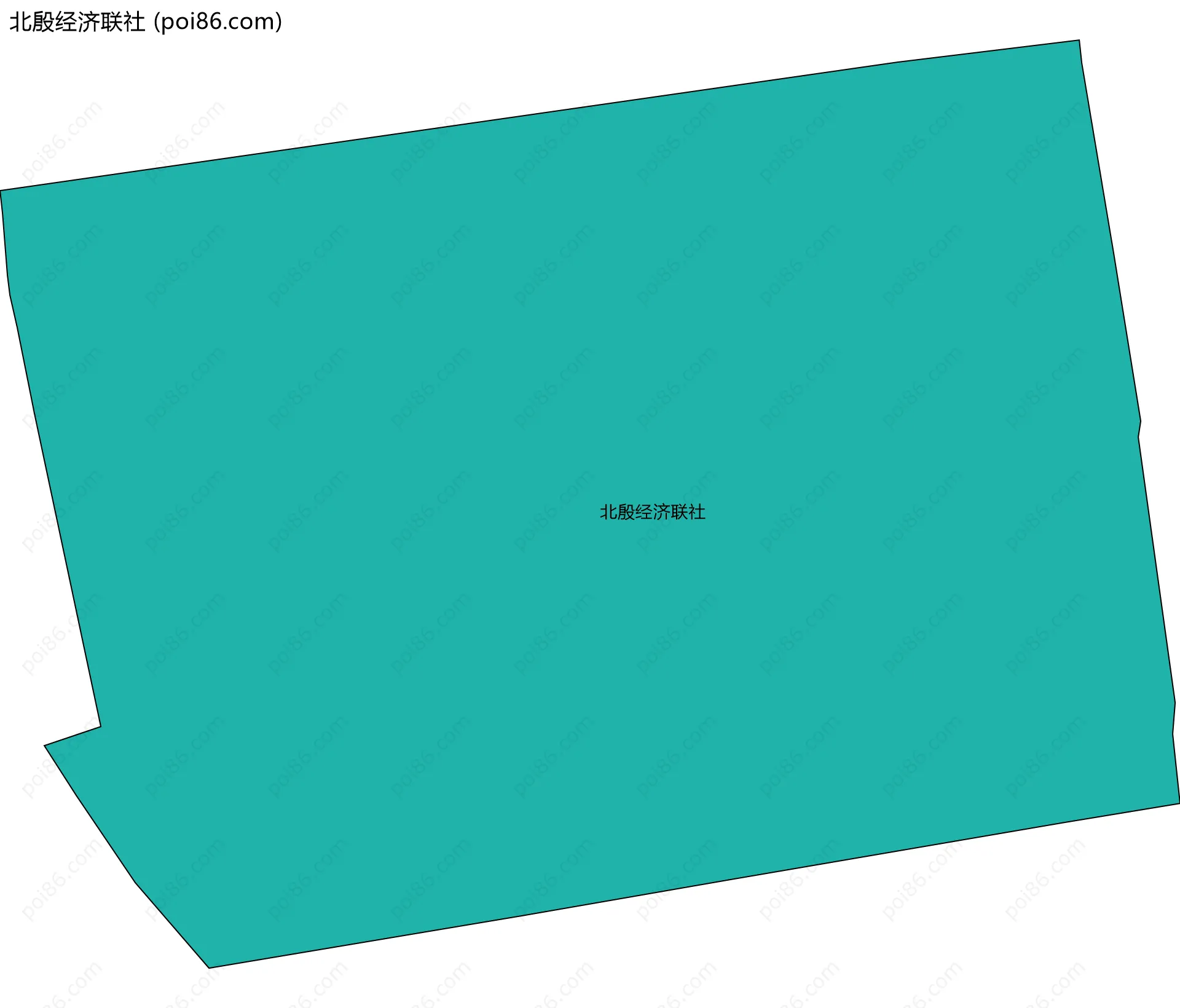 北殷经济联社边界地图