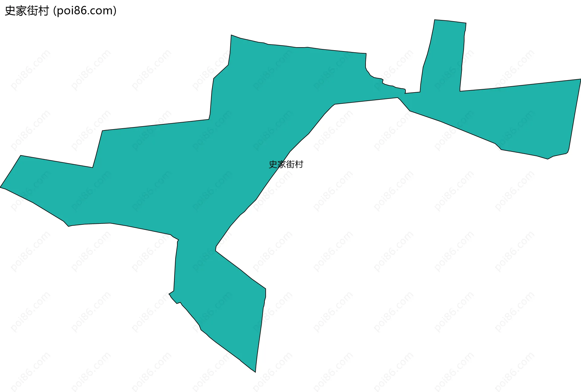 史家街村边界地图