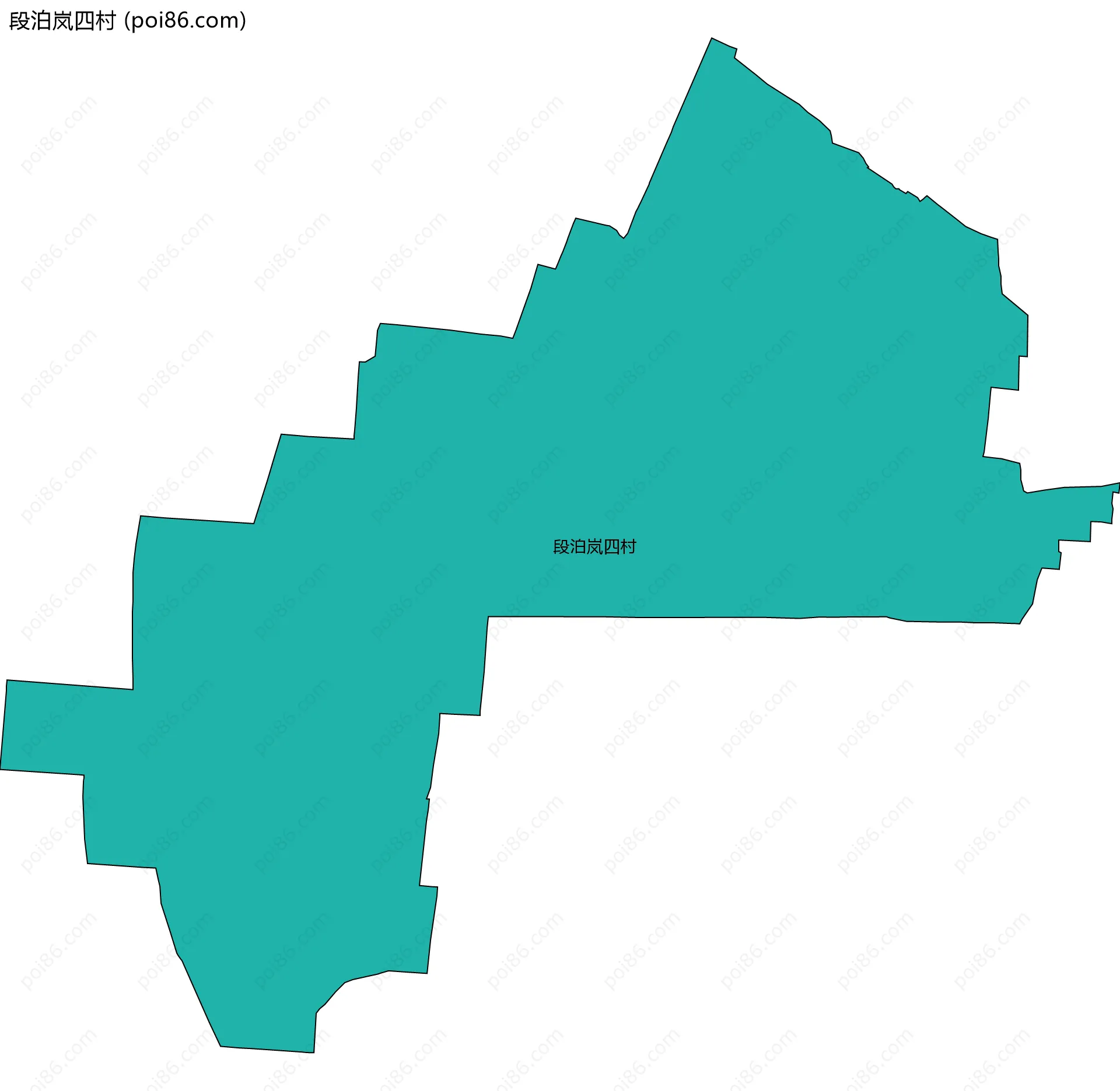 段泊岚四村边界地图