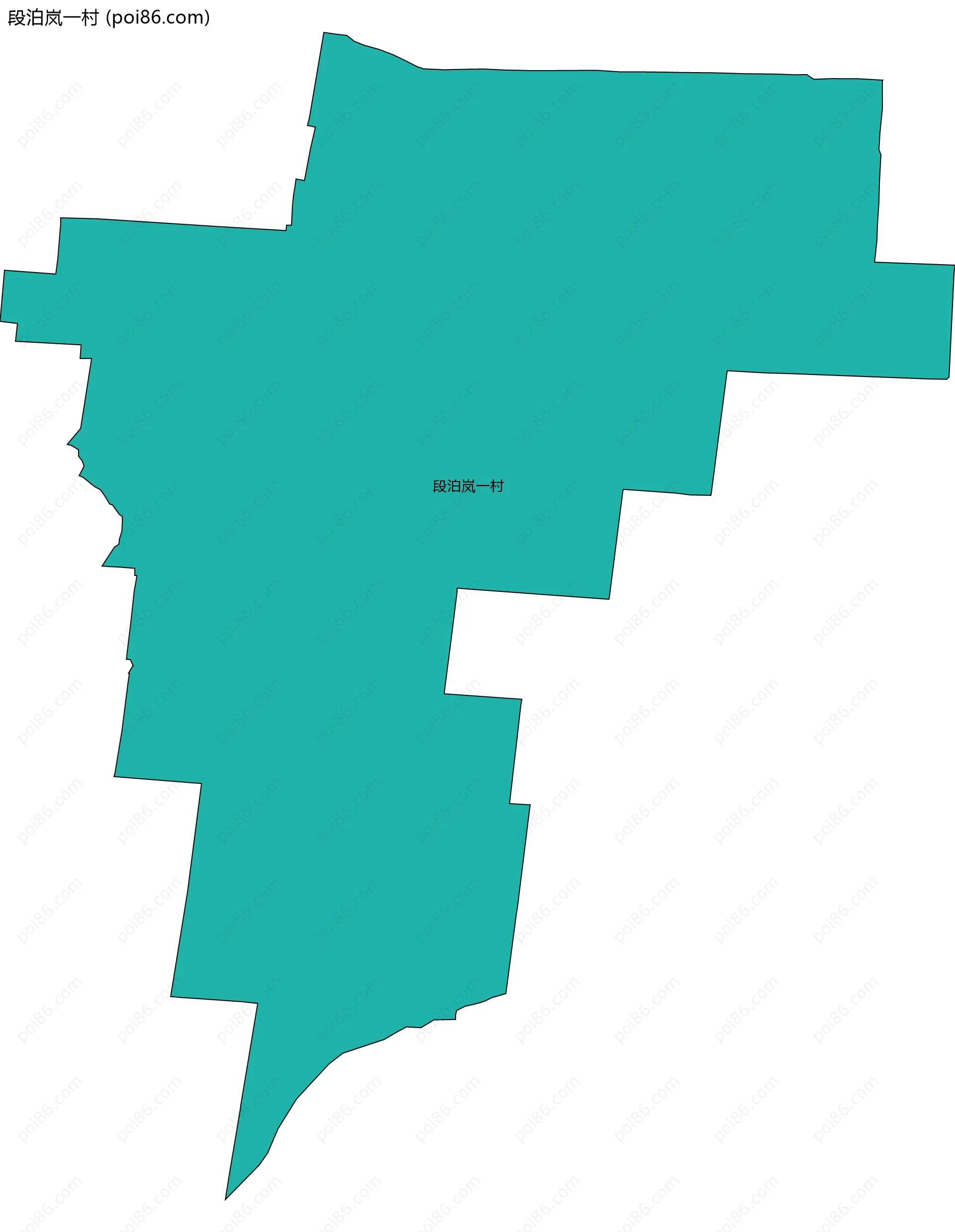 段泊岚一村边界地图