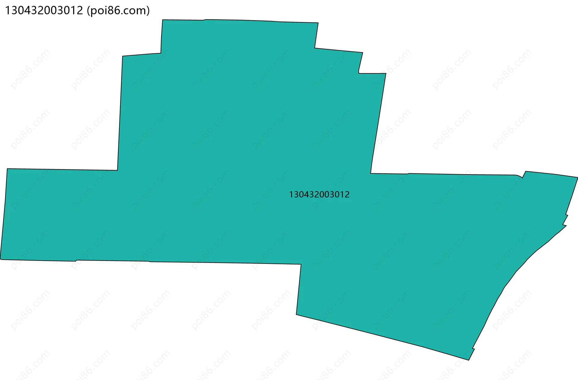 130432003012边界地图