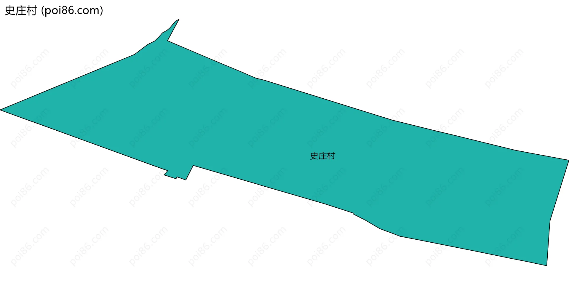 史庄村边界地图