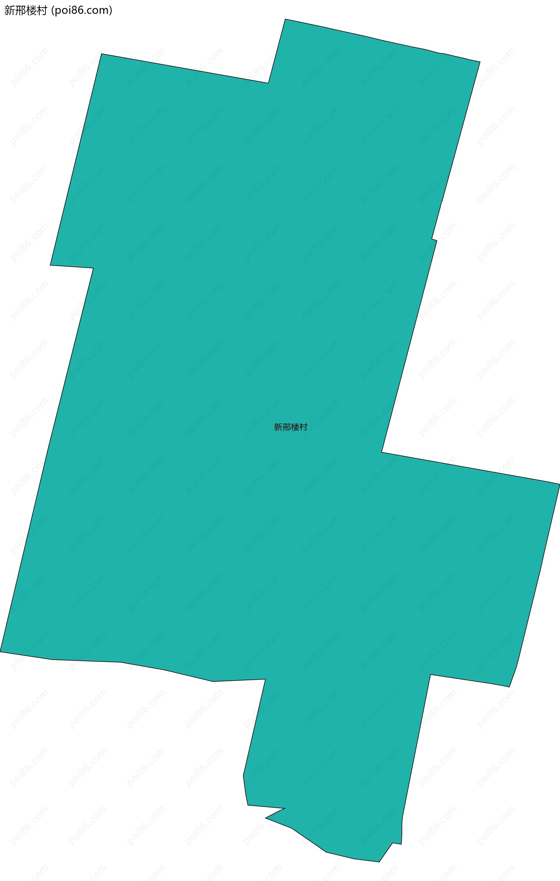 新邢楼村边界地图