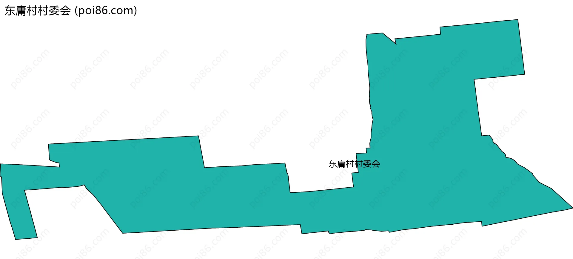 东庸村村委会边界地图